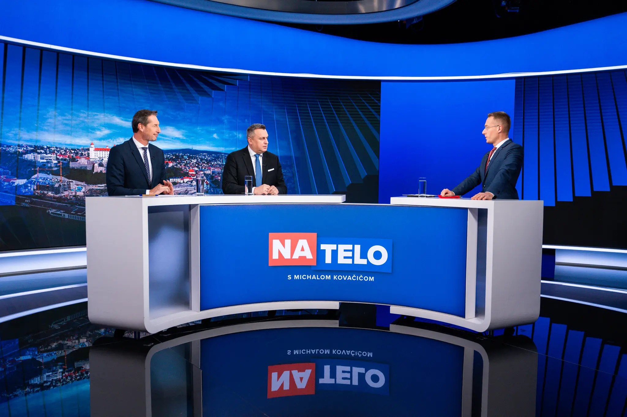 Na telo s Andrejom Dankom a Milanom Majerským