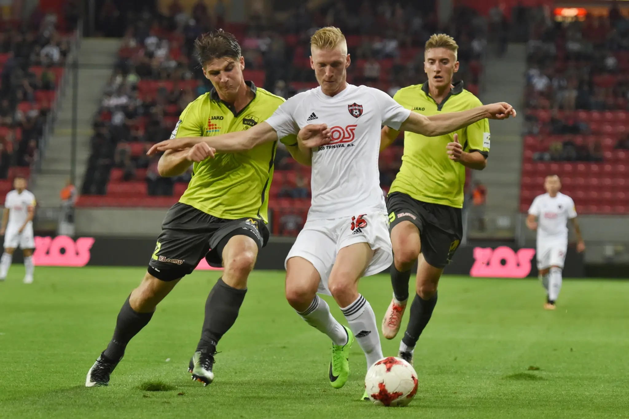 Matúš Kuník (vľavo), Ján Vlasko (v strede) a Christian Steinhubel (vpravo)
