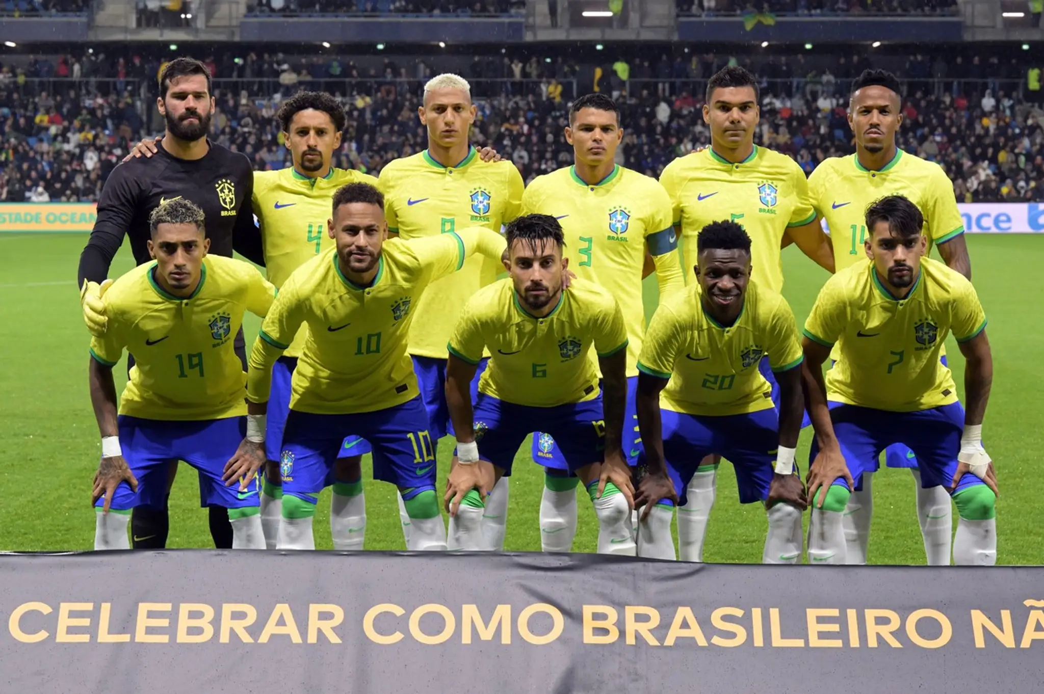 Brazílska reprezentácia.