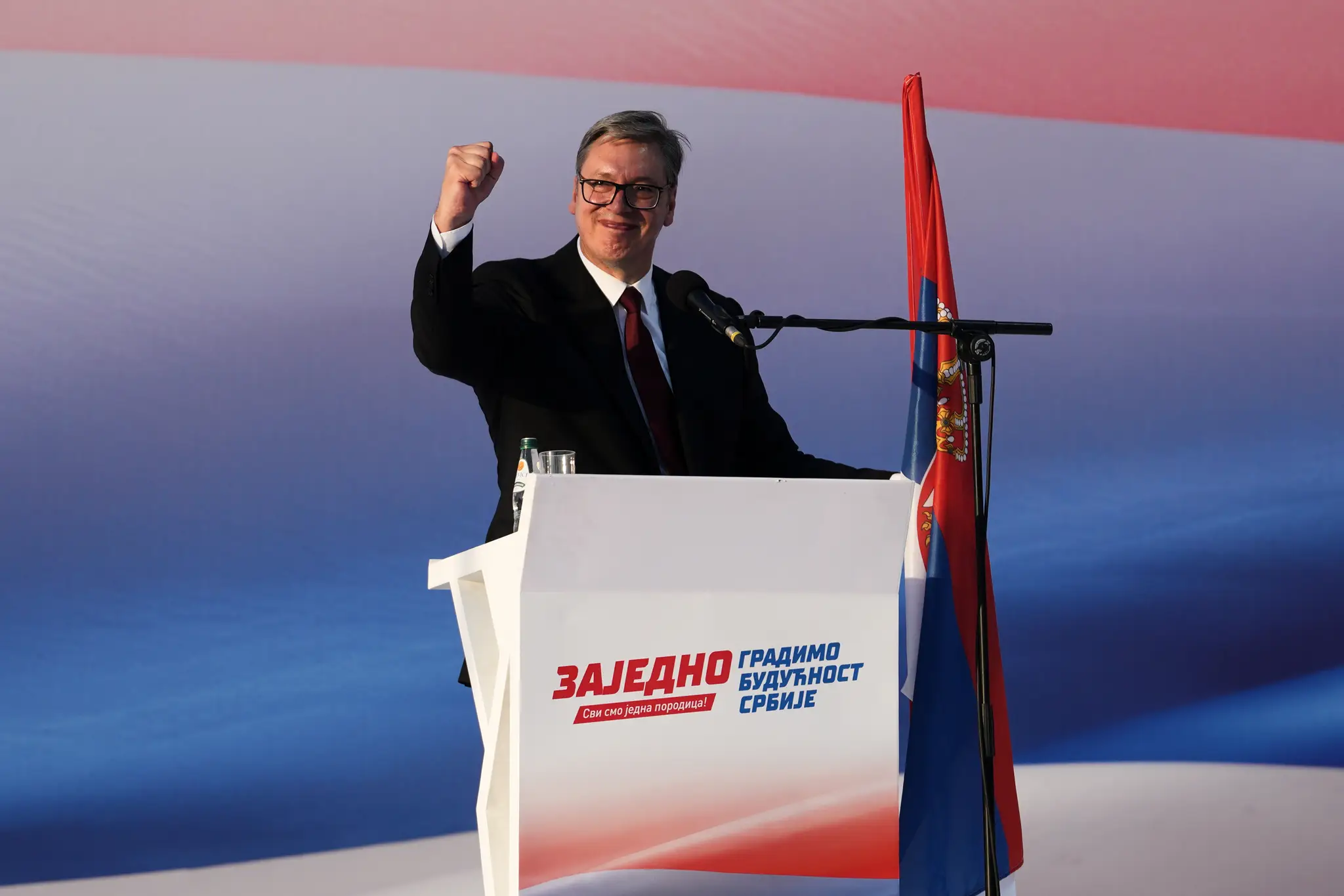 Srbský prezident Aleksandar Vucic.