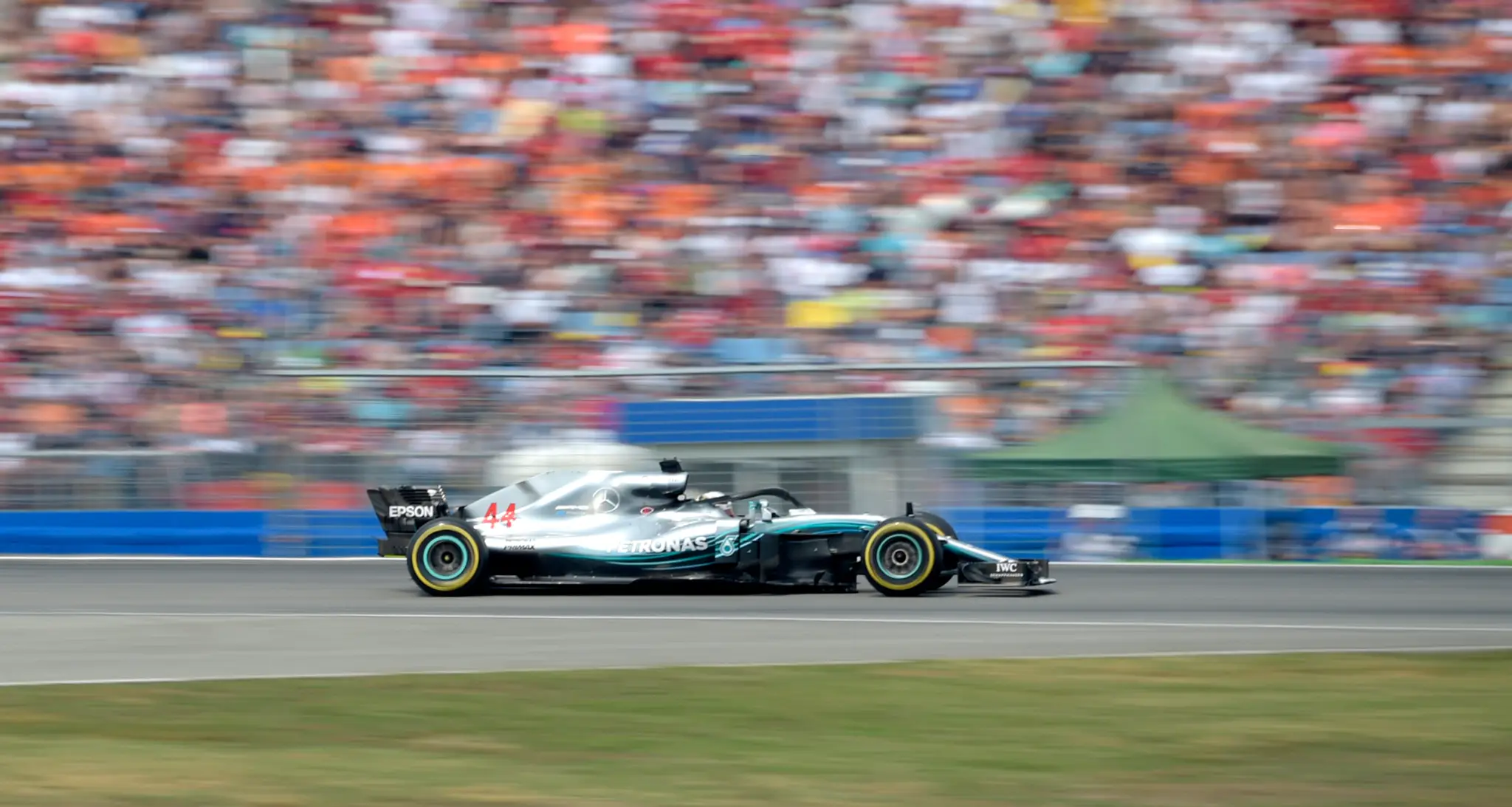 Lewis Hamilton na VC Nemecka.