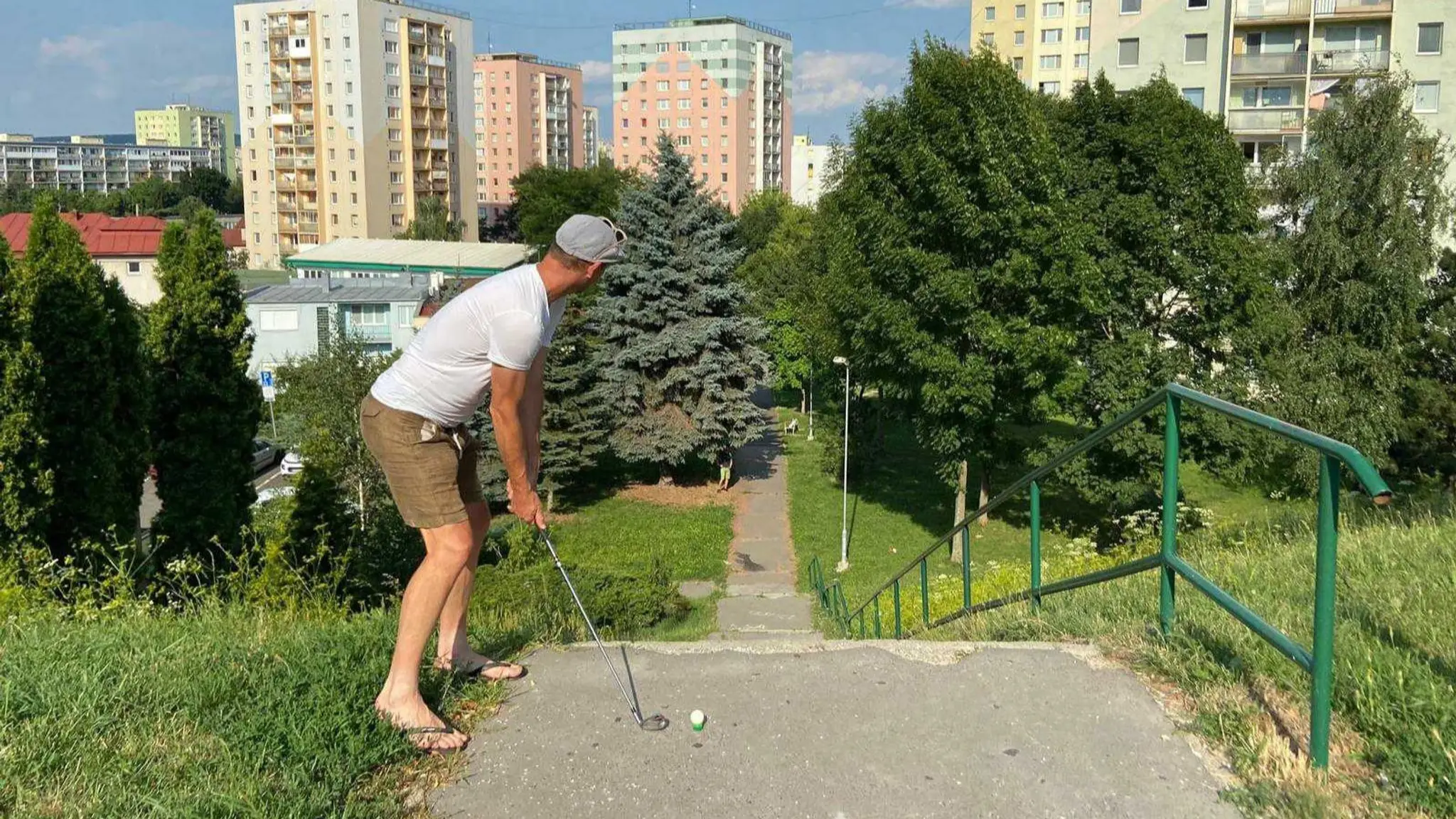 Golf v Košiciach. 