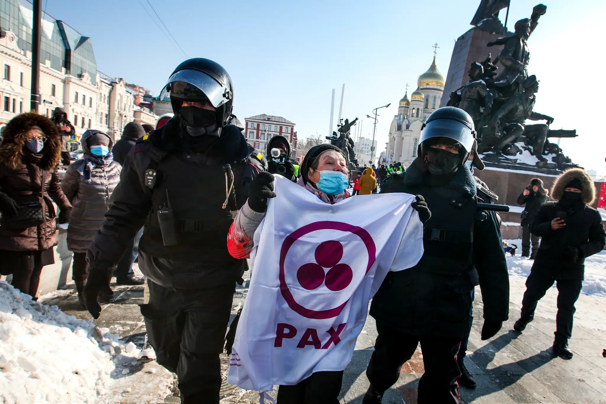 Protesty v Rusku.
