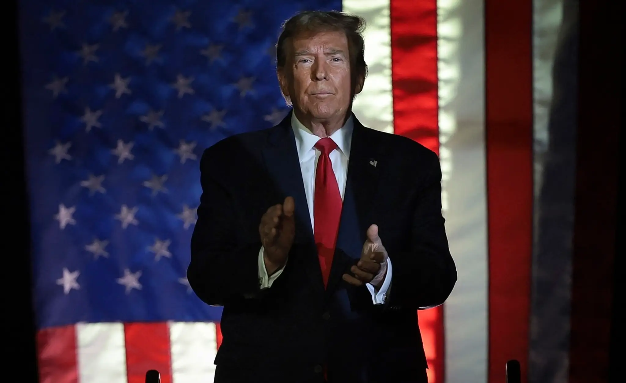 Bývalý americký prezident počas predvolebného mítingu v Južnej Karolíne.