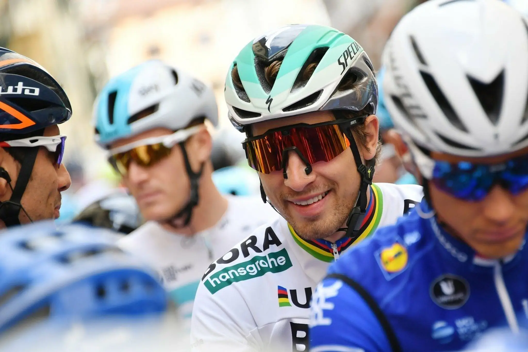 Peter Sagan v pelotone.