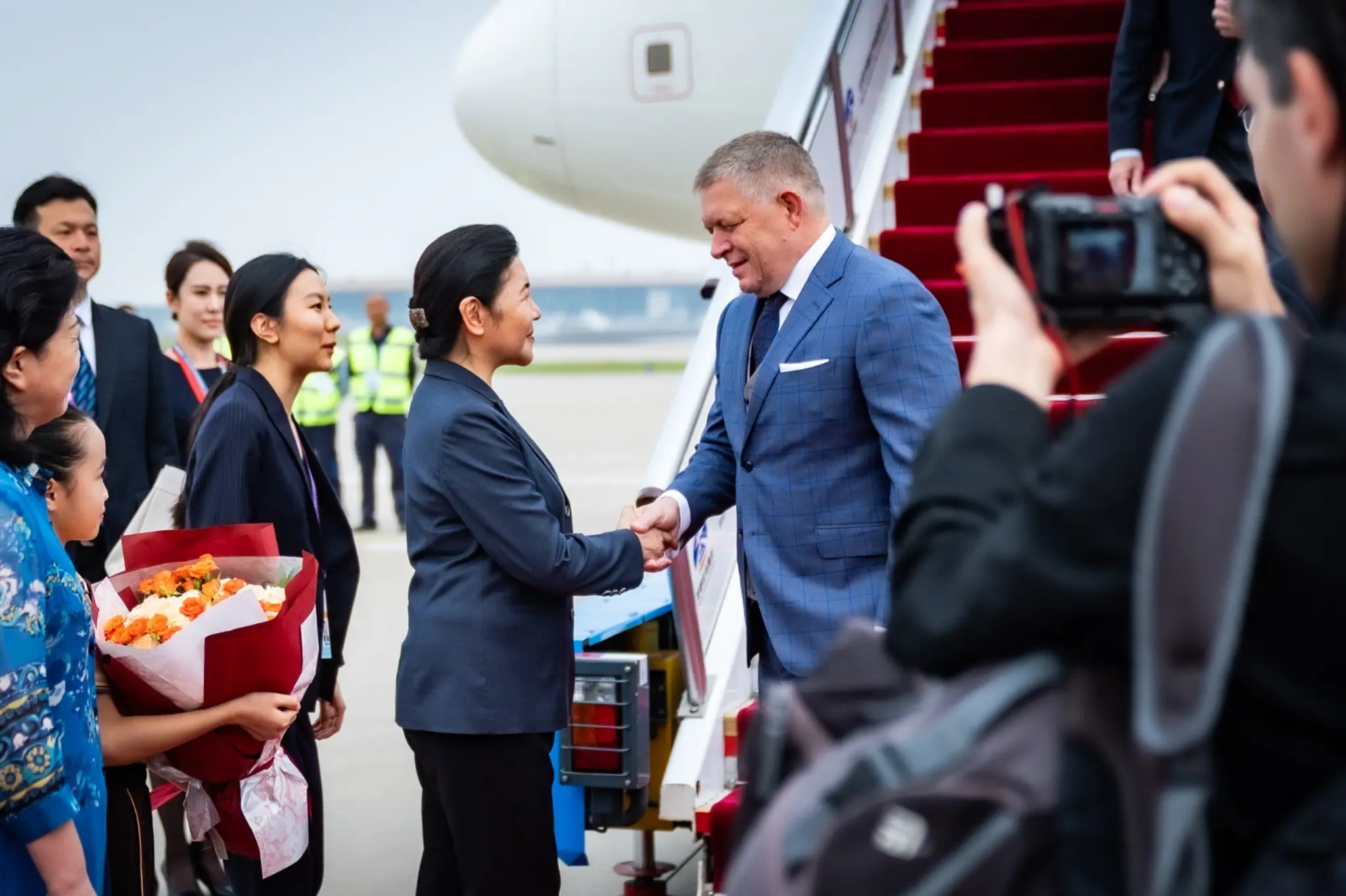 FOTO: Fico pricestoval do Pekingu, rokoval s Putinom. V Číne strávi tri dni
