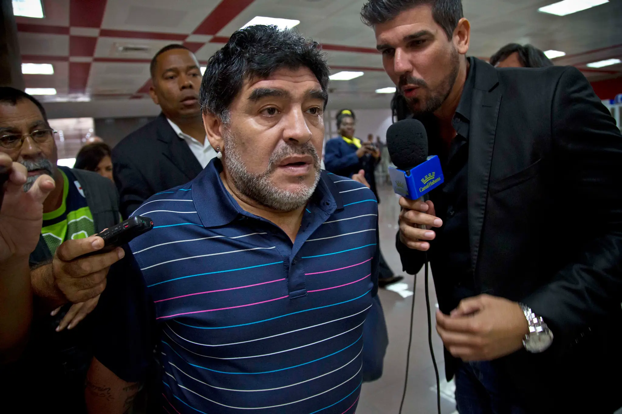 Diego Maradona na archívnej snímke zo 7. marca 2020.