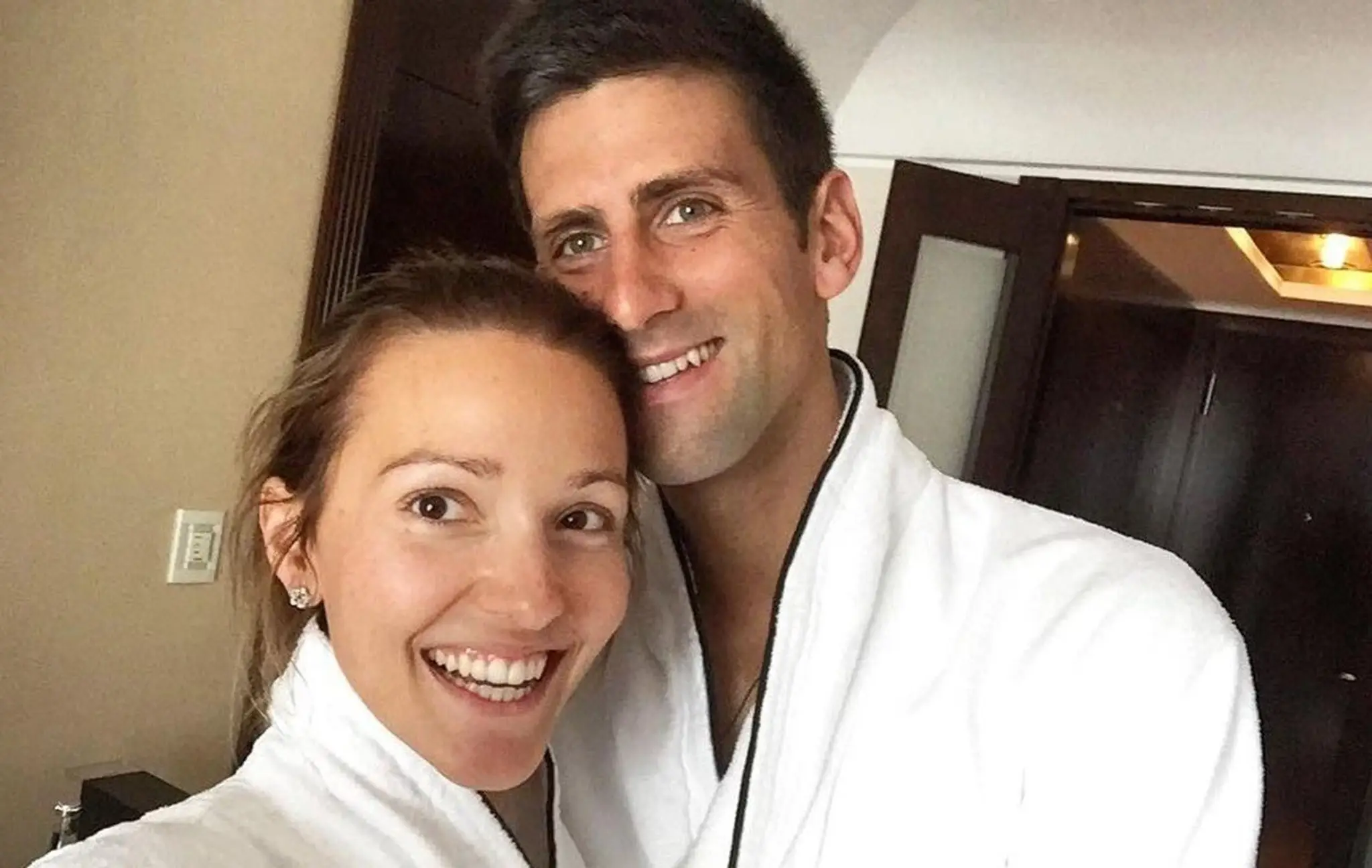 Jelena a Novak Djokovičovci.