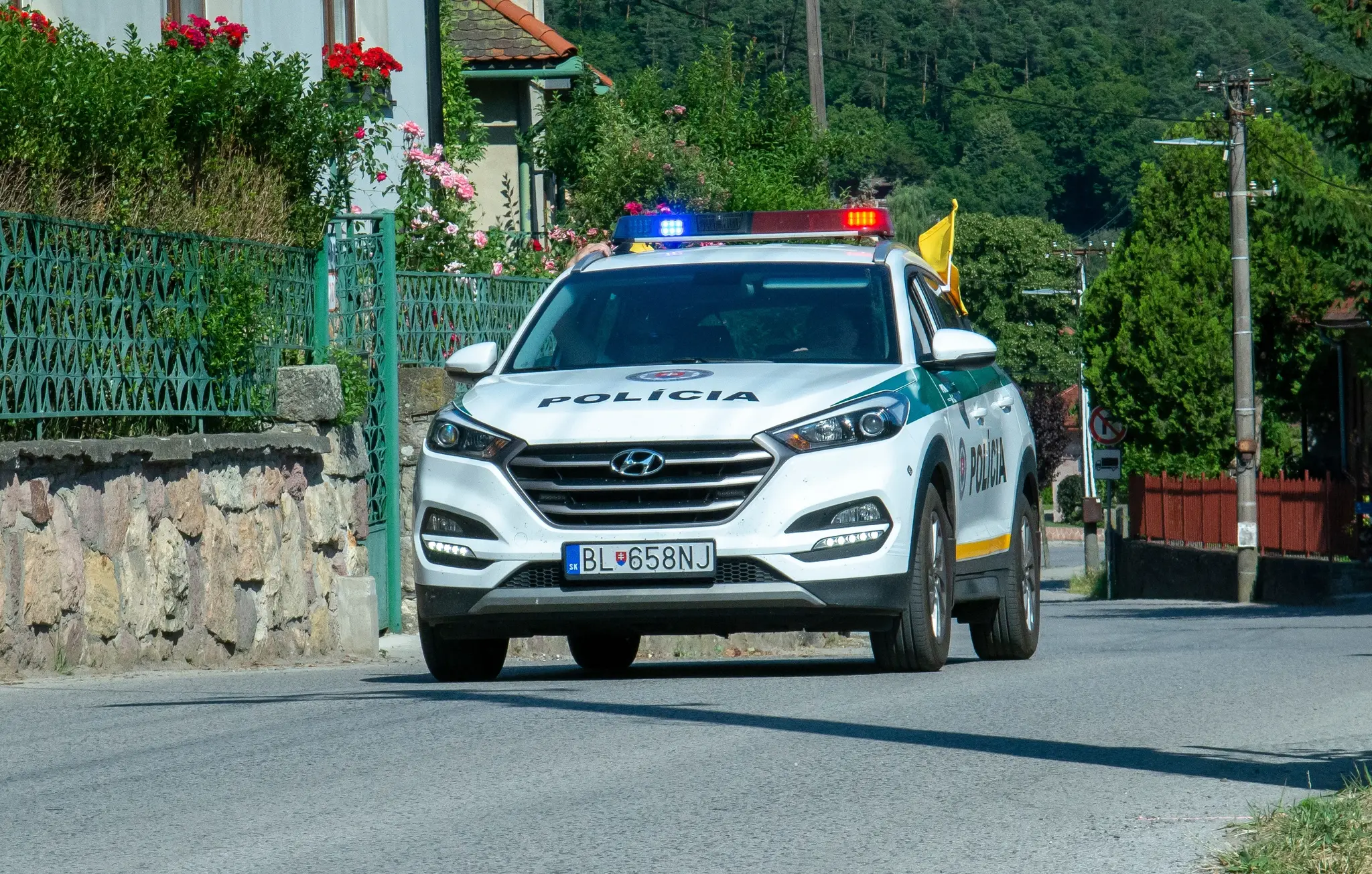 Polícia. Ilustračná snímka.