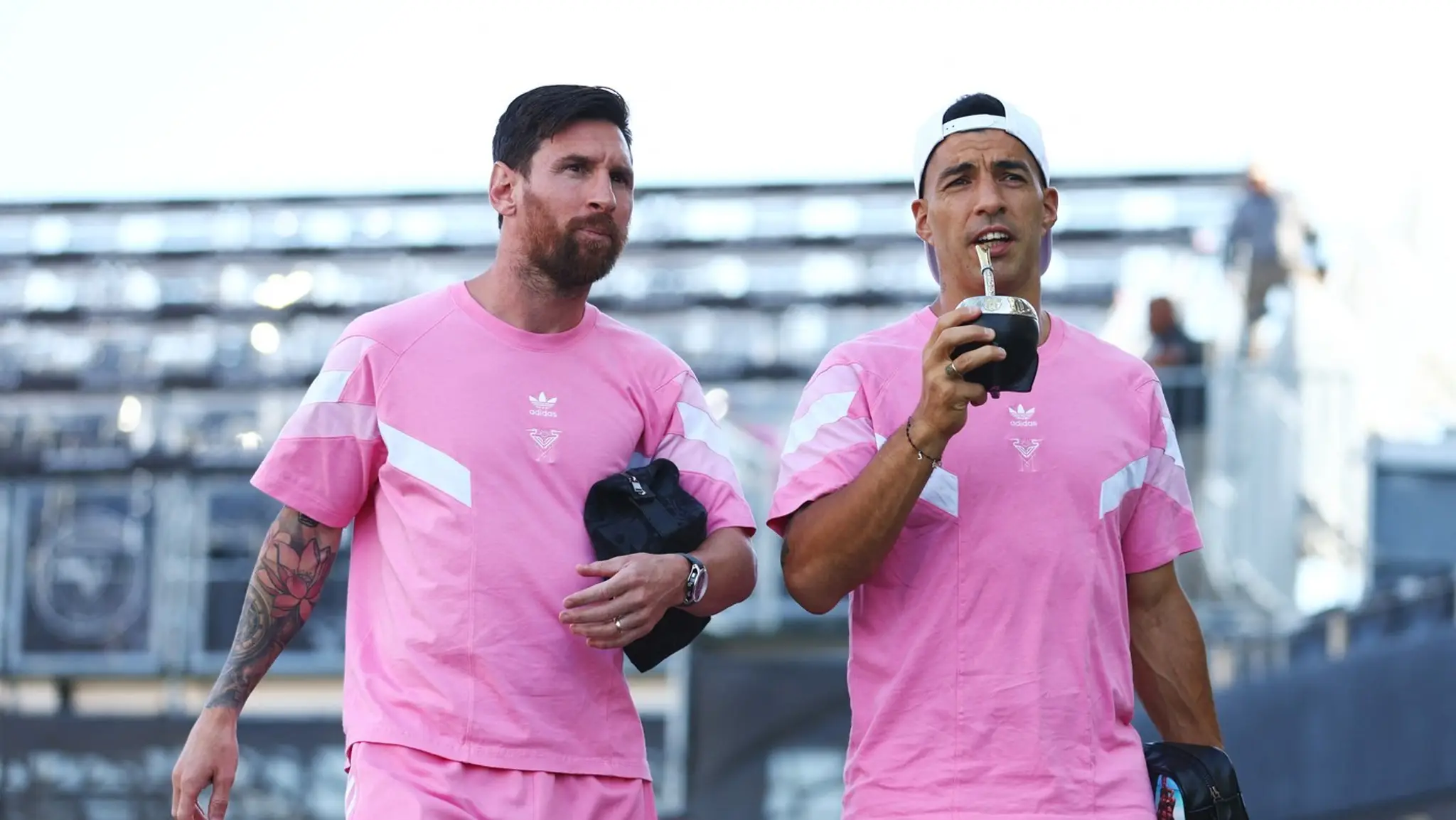 Lionel Messi a Luis Suarez