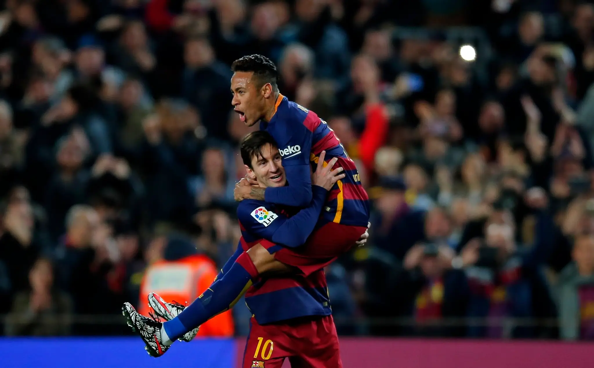 Lionel Messi a Neymar.