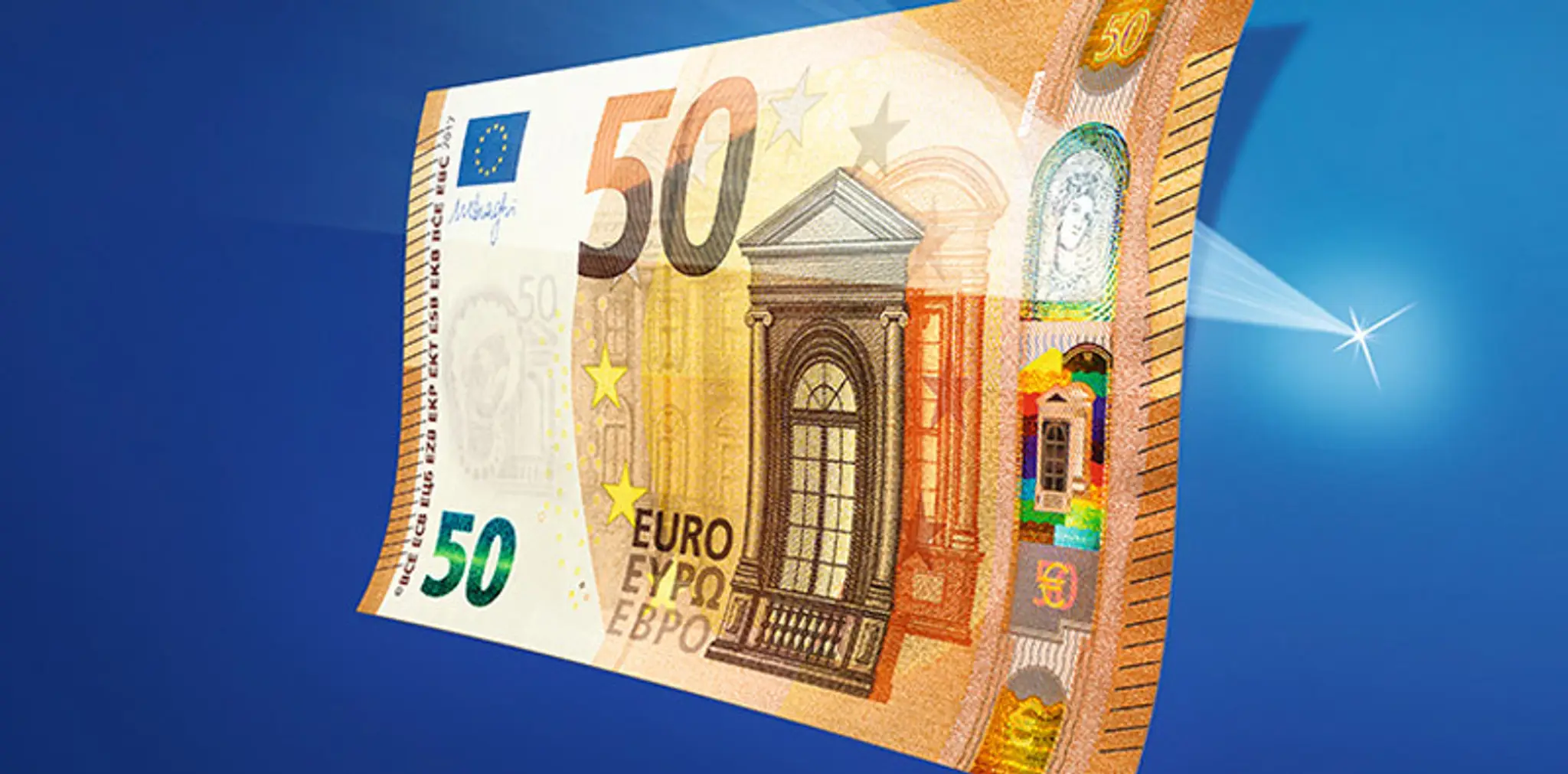 Nová 50-eurová bankovka.