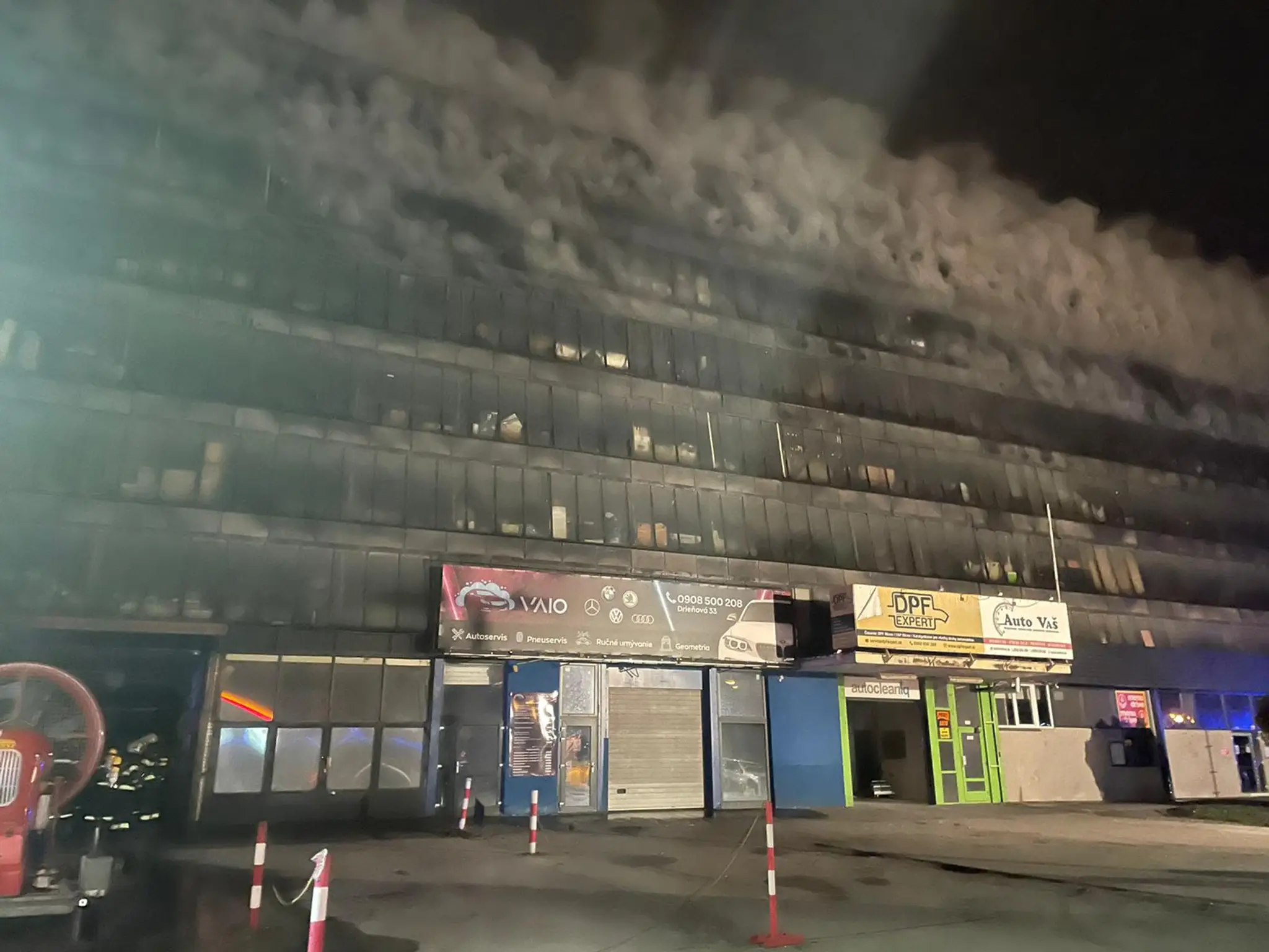Požiar v Ružinove.