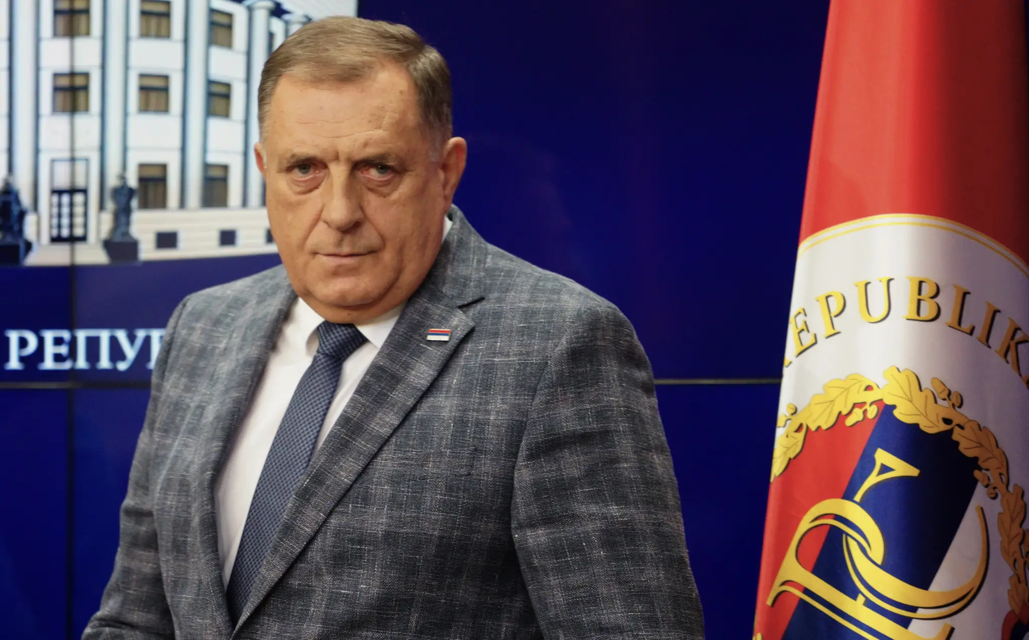 Vodca bosnianskych Srbov Milorad Dodik.