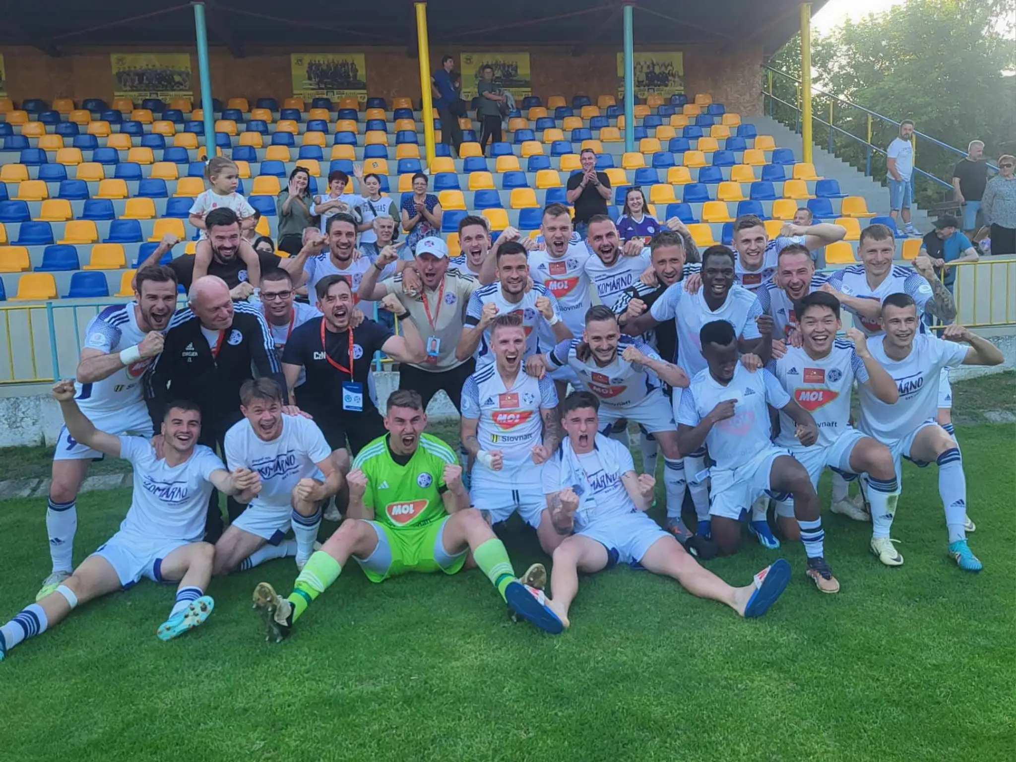 Futbalisti Komárna sa prebojovali do Niké Ligy.