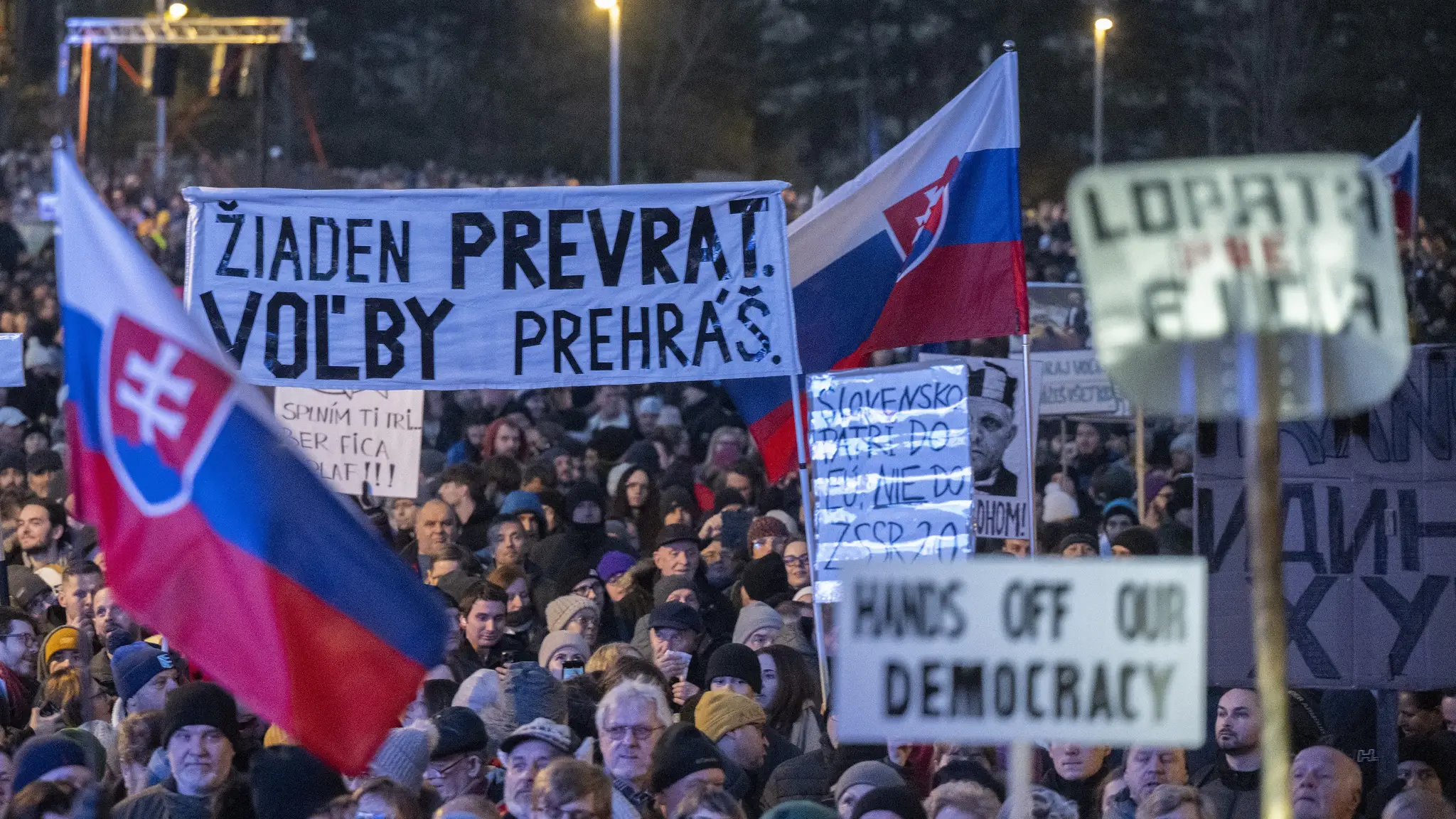 Protest v Bratislave