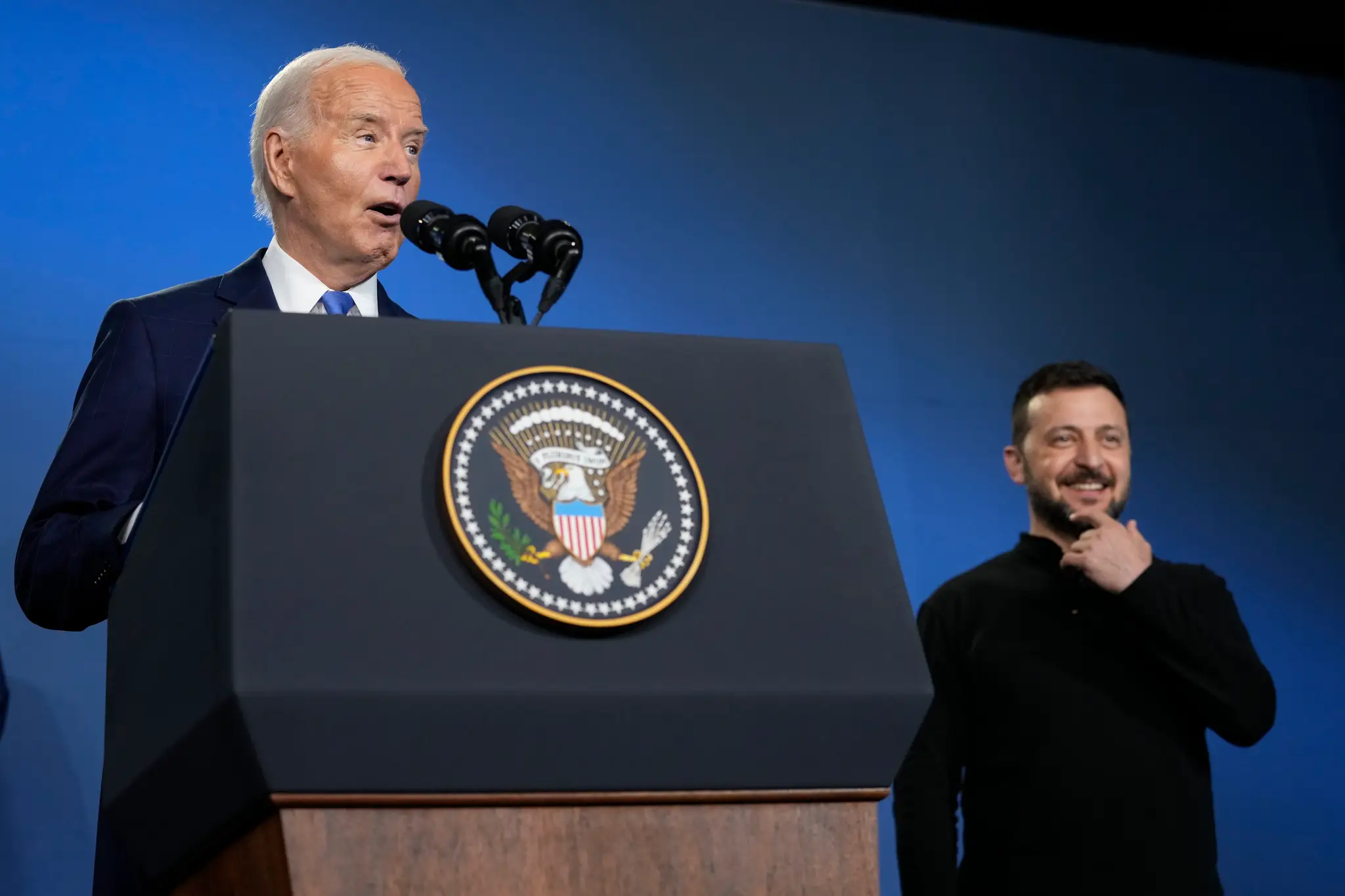 Biden predstavil Zelenského ako Putina