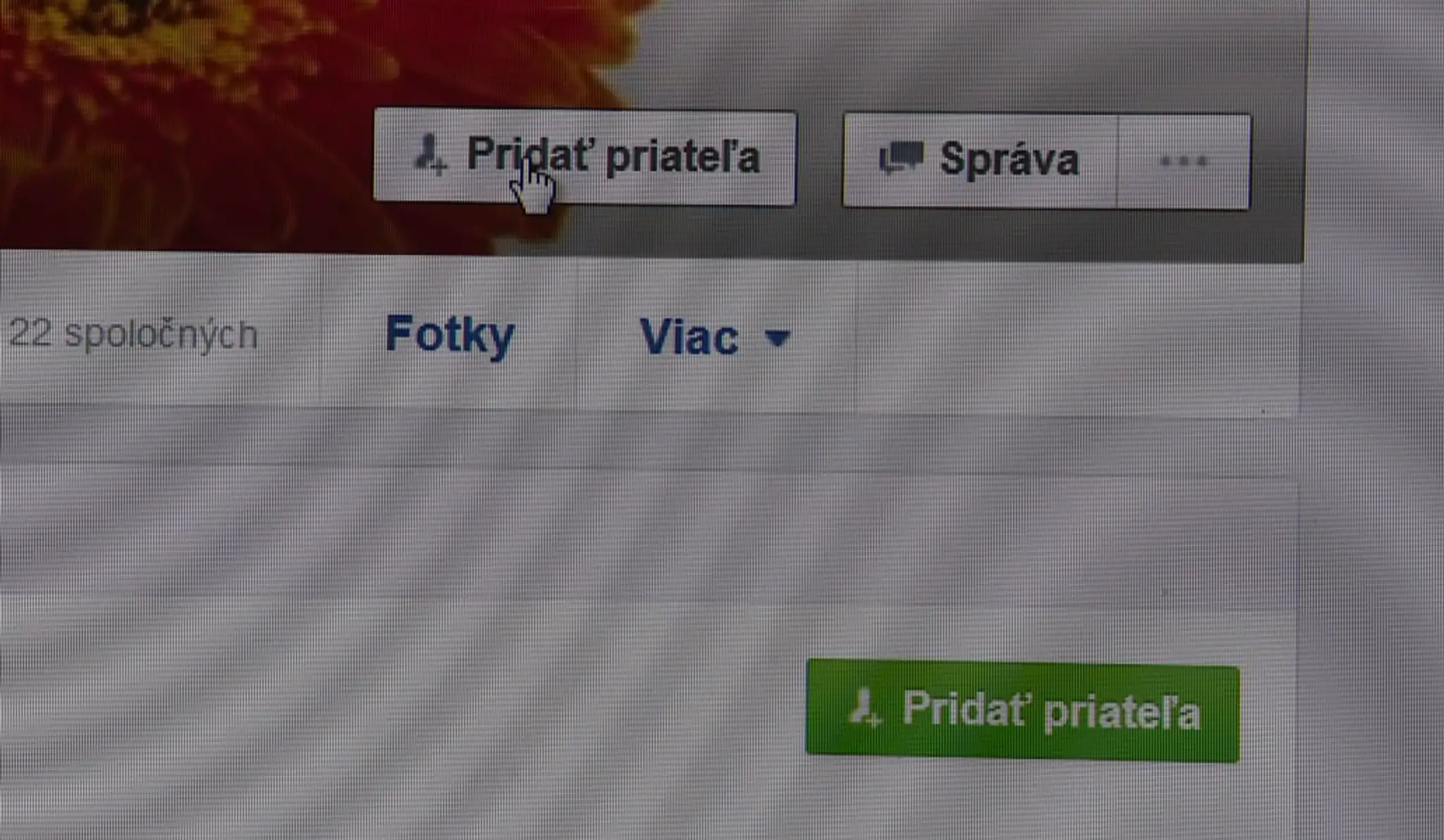 Priateľstvo na sociálnej sieti