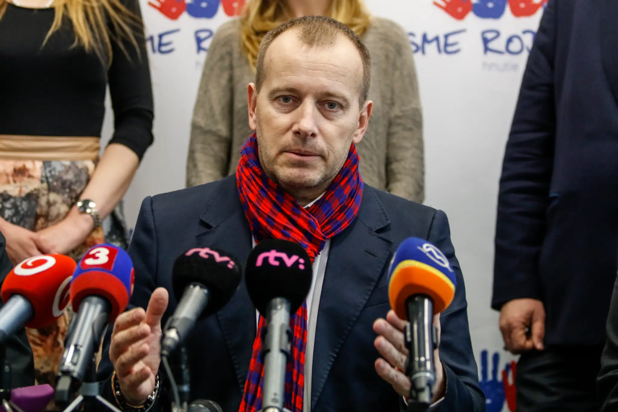 Na snímke predseda hnutia Sme rodina Boris Kollár