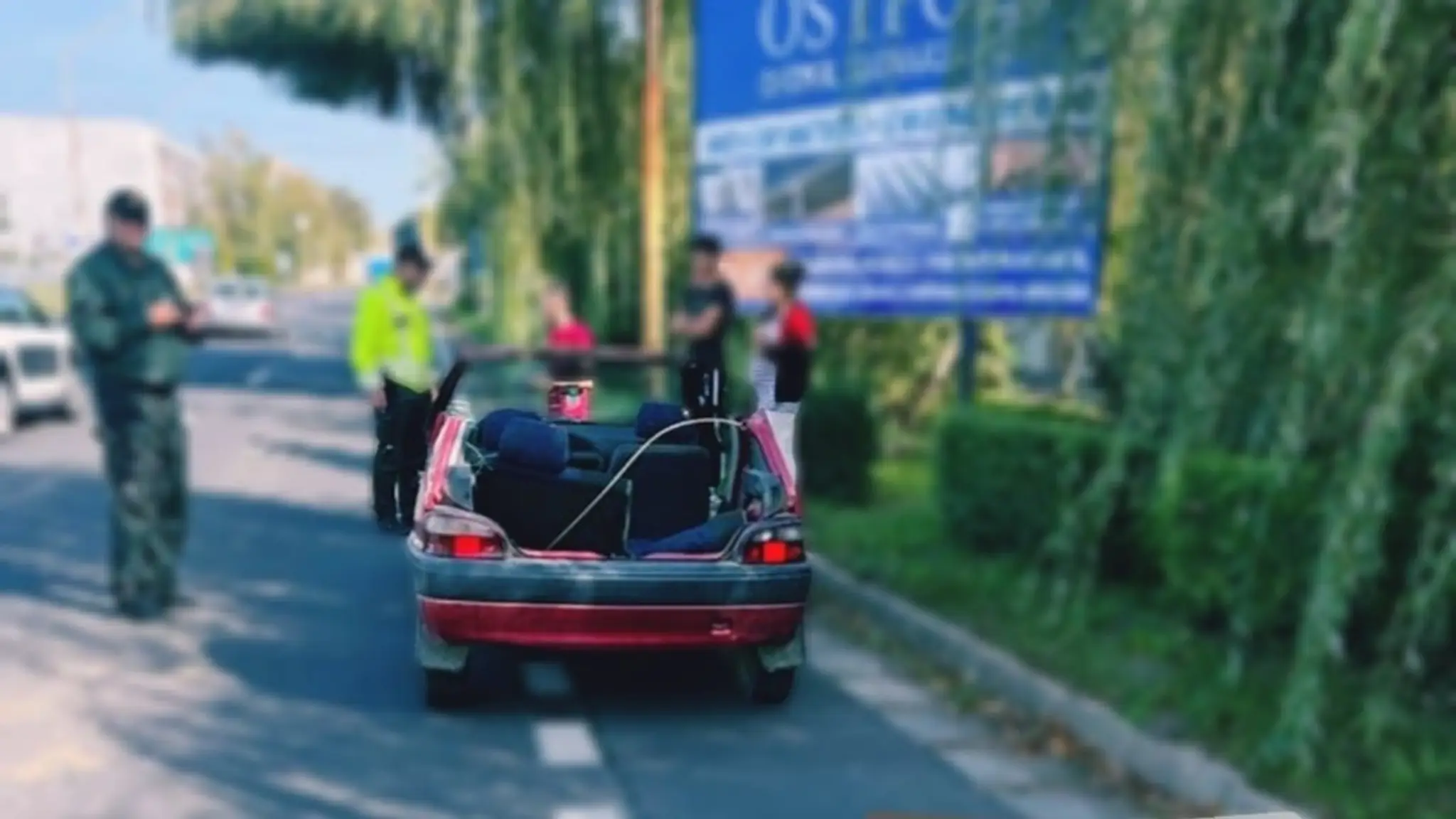 Netradičný „kabriolet“.