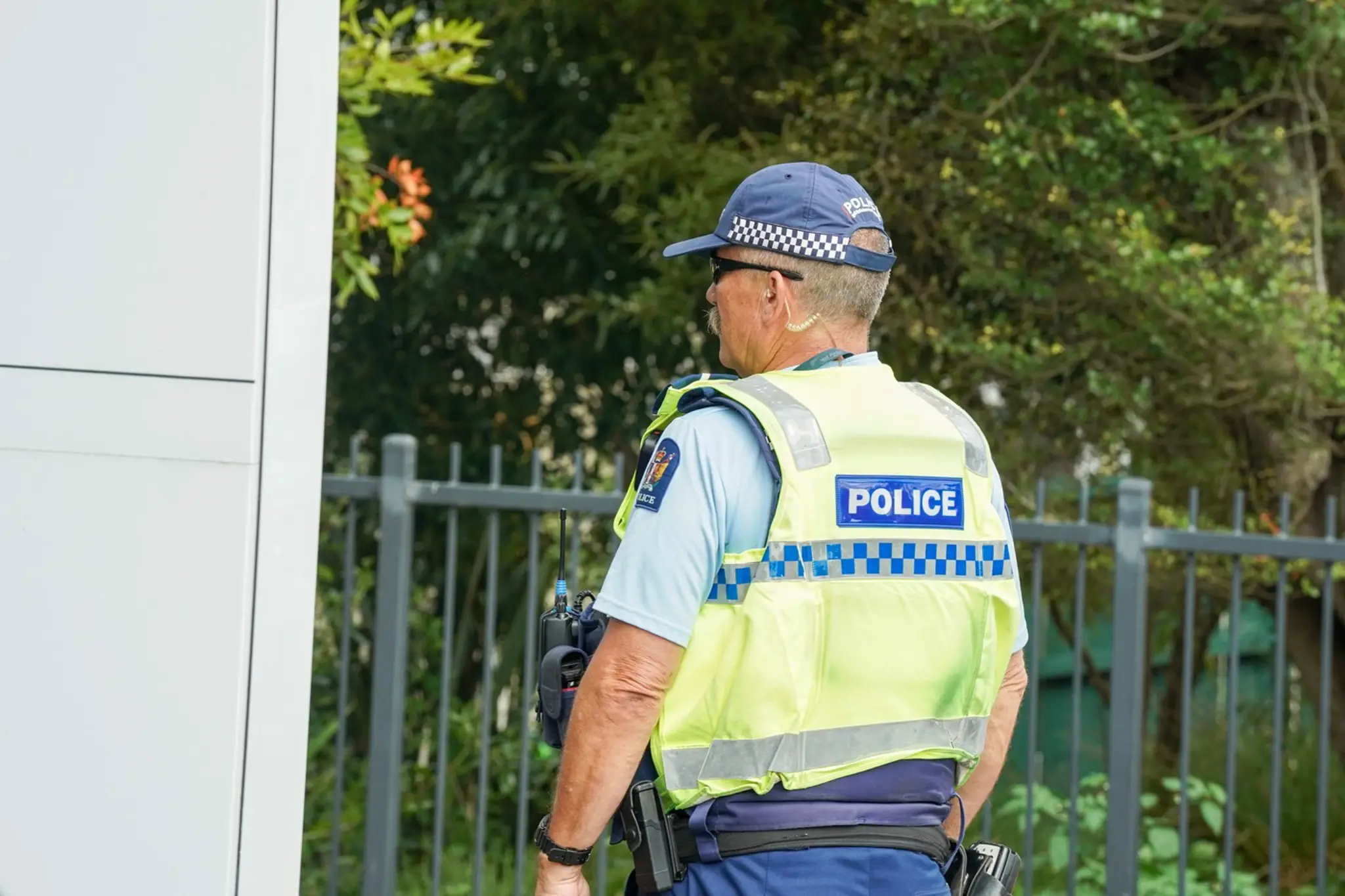 Policajt na Novom Zélande.