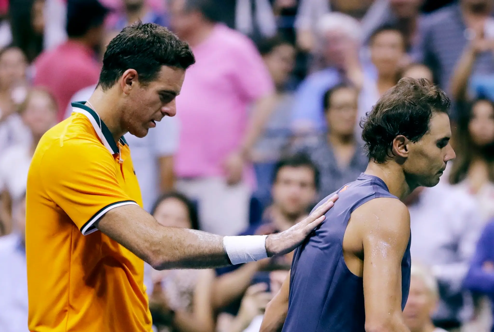 Del Potro a Nadal po zápase.