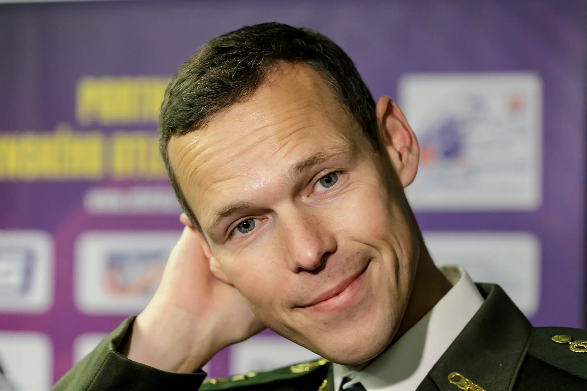 Chodec Matej Tóth pred vyhlásením ankety Atlét roka 2018.