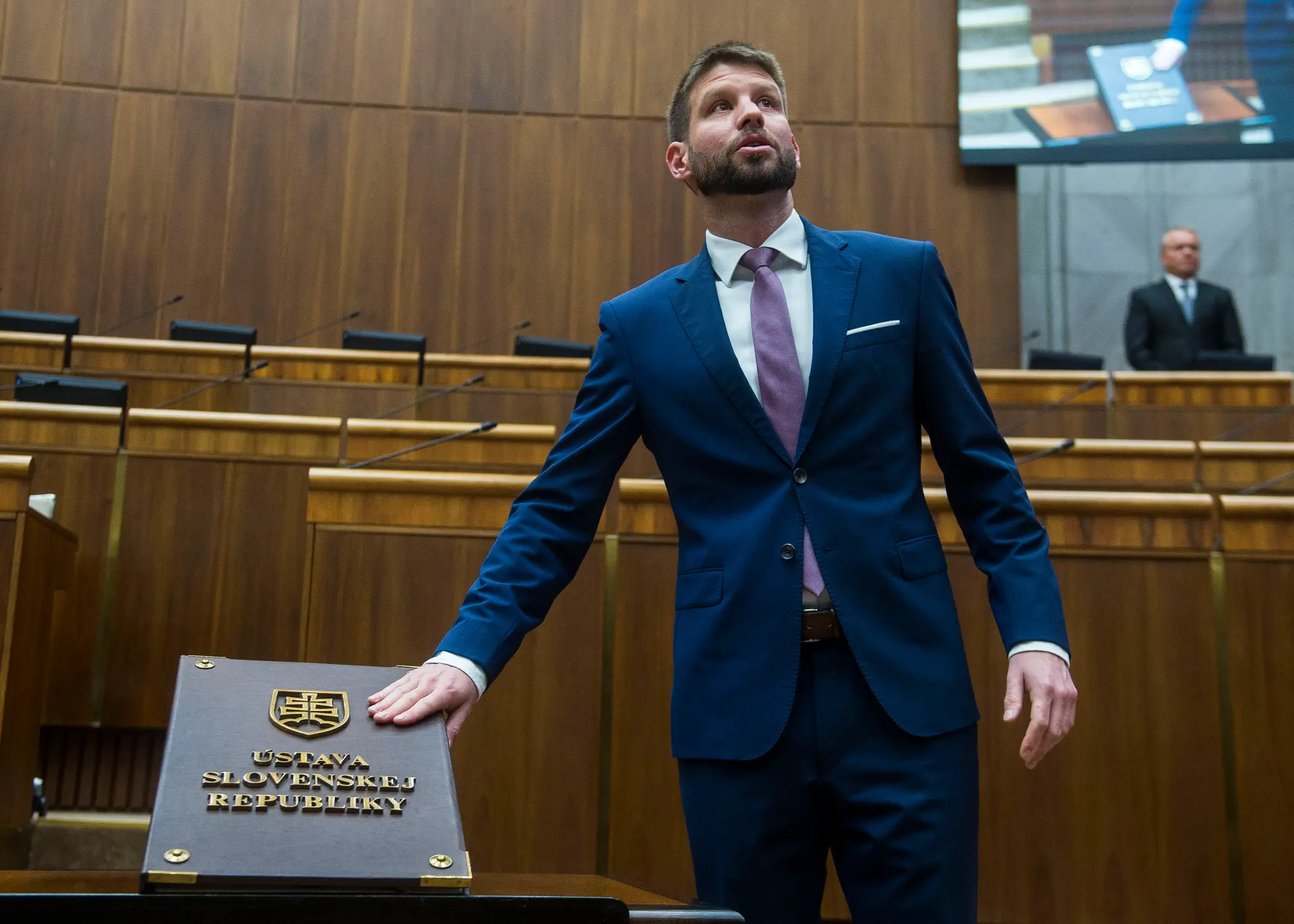 Predseda PS Michal Šimečka.