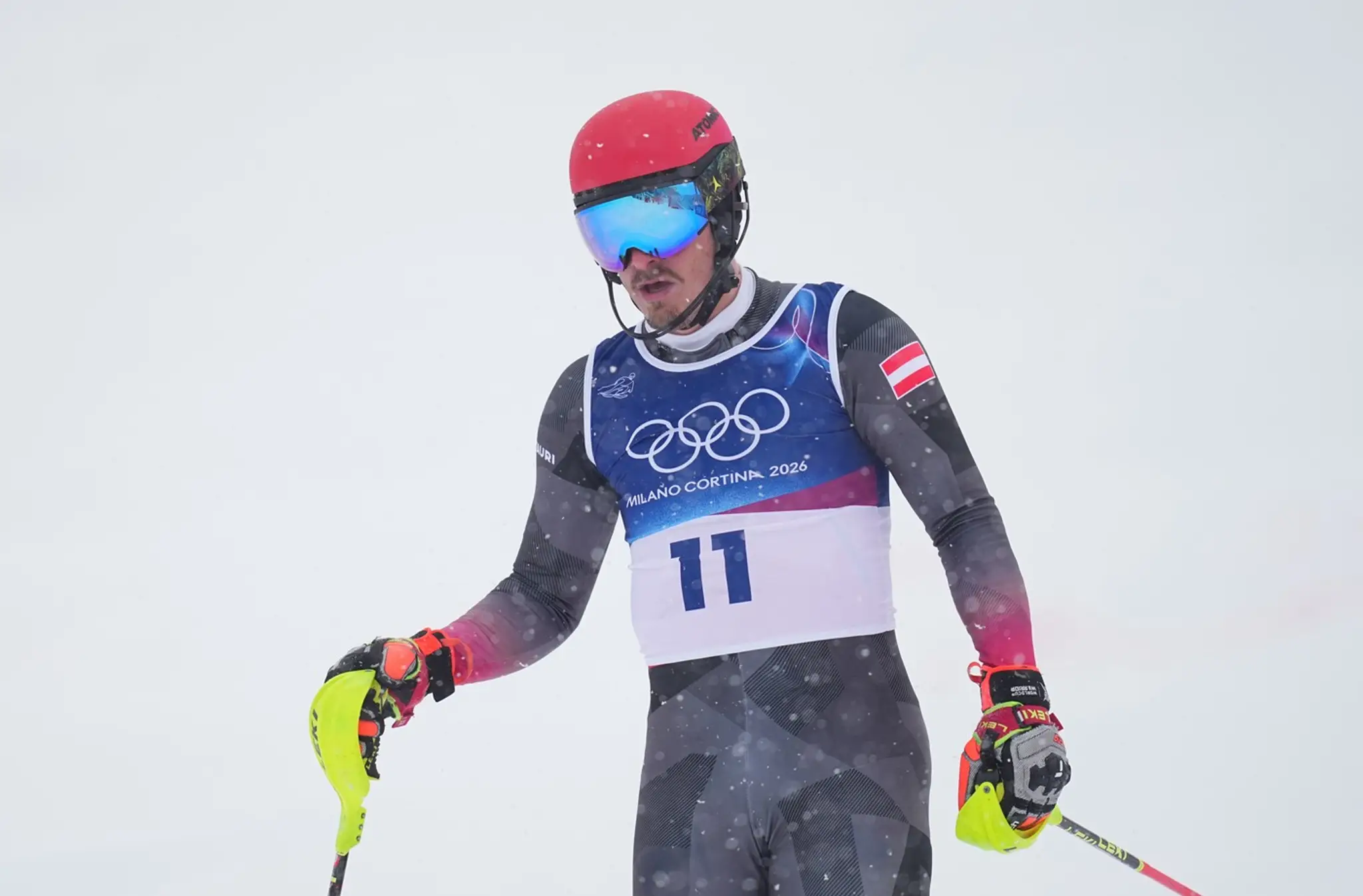 Rakúsky lyžiar Manuel Feller.