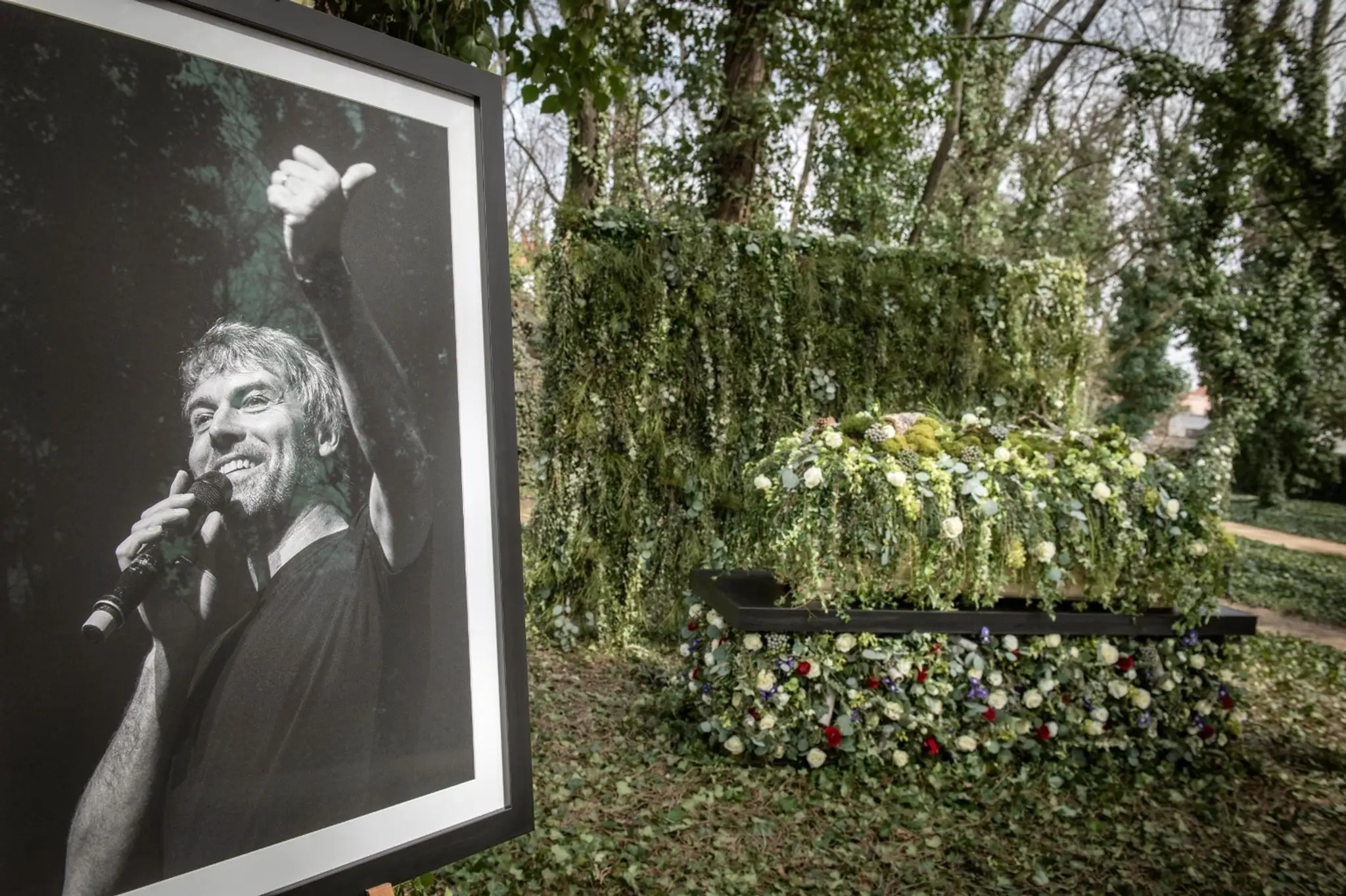 Miesto posledného odpočinku Petra Kellnera.