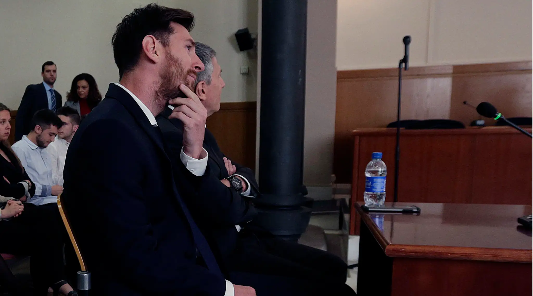 Lionel Messi na súde.