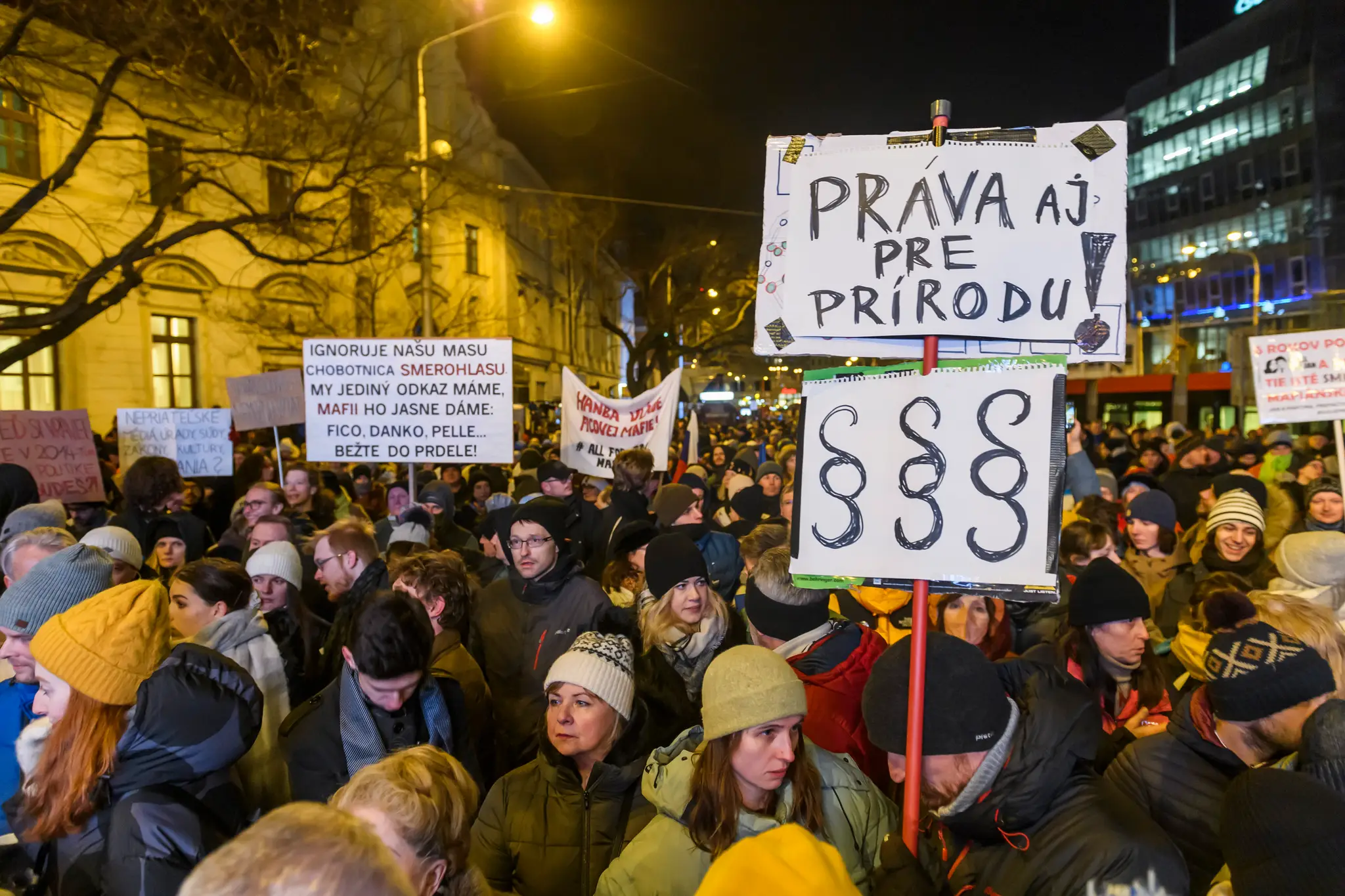 Protest v Bratislave