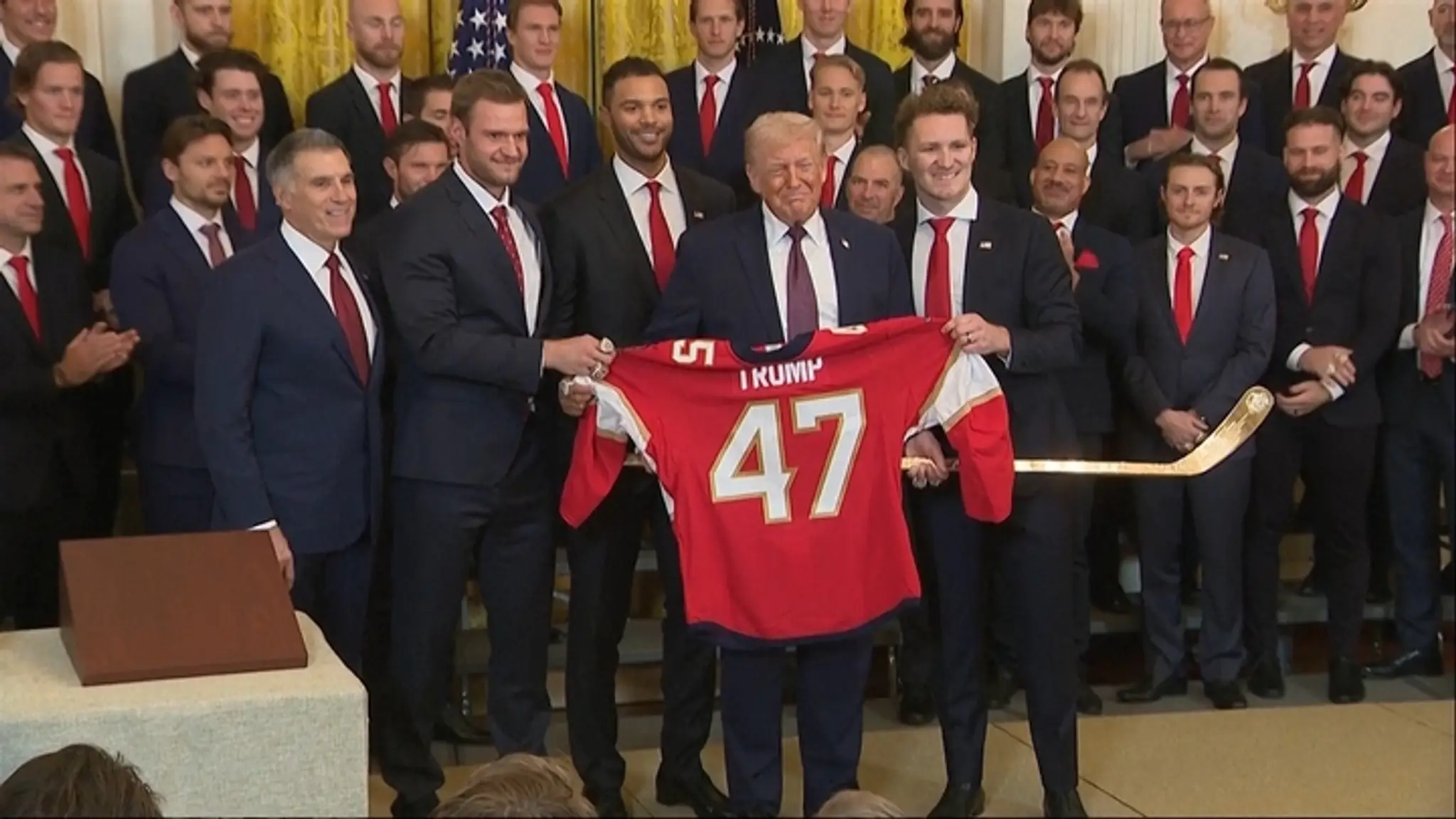 Hokejisti Floridy Panthers navštívili Biely dom.