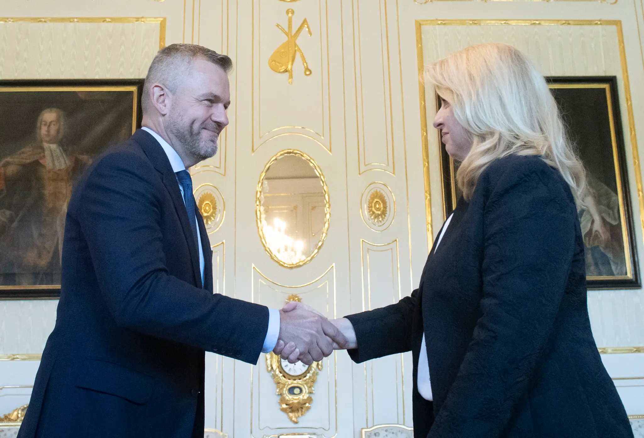 Peter Pellegrini a Zuzana Čaputová. 