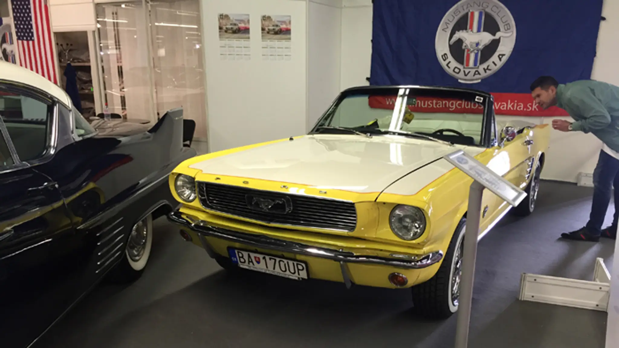 Americká klasika na bratislavskom Autosalóne  2016 - Ford Mustang z roku 1965.