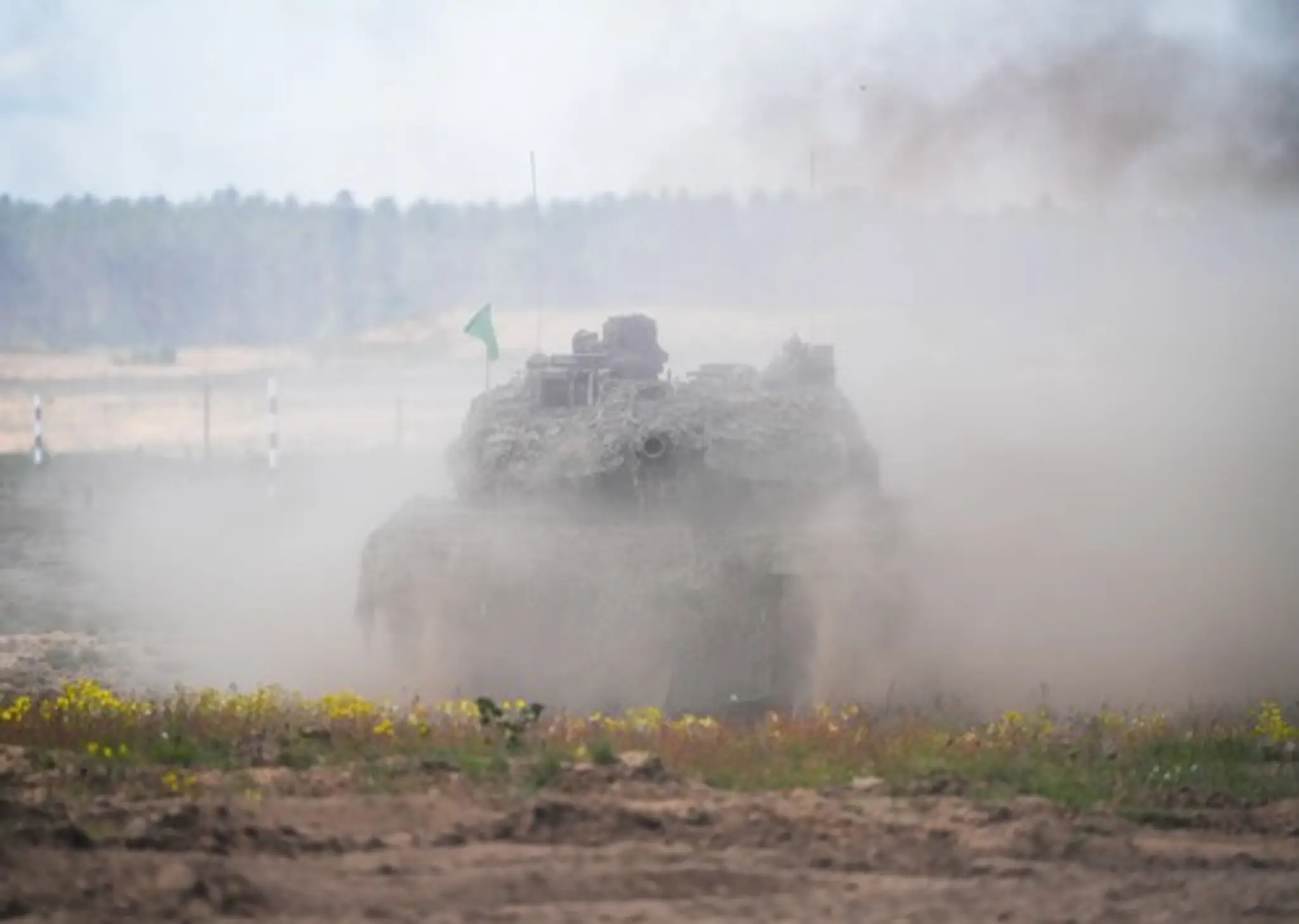 Tank Leopard 2A6.