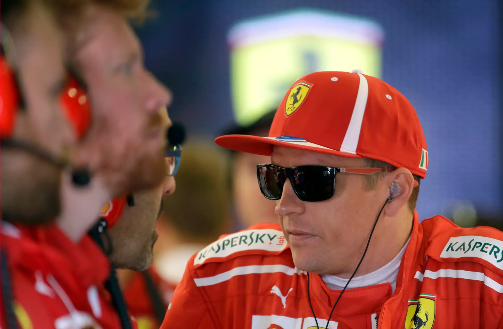 Kimi Räikkönen počas pôsobenia vo Ferrari.