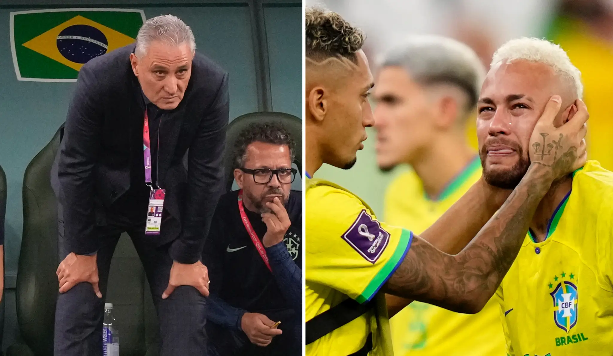 Tite (vľavo) skončil okamžite, ako s Neymarom?