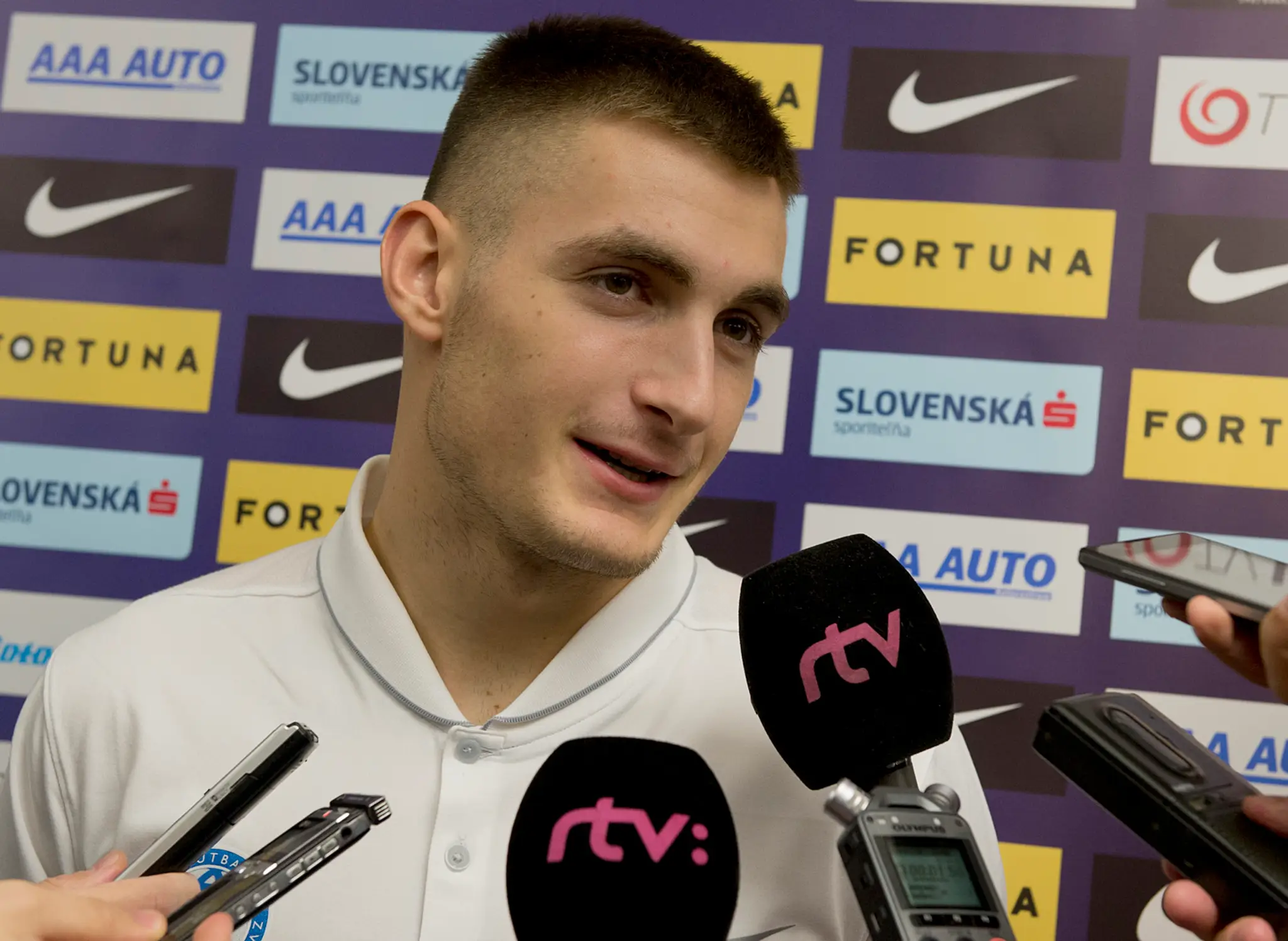 Matúš Bero pred zrazom reprezentácie.