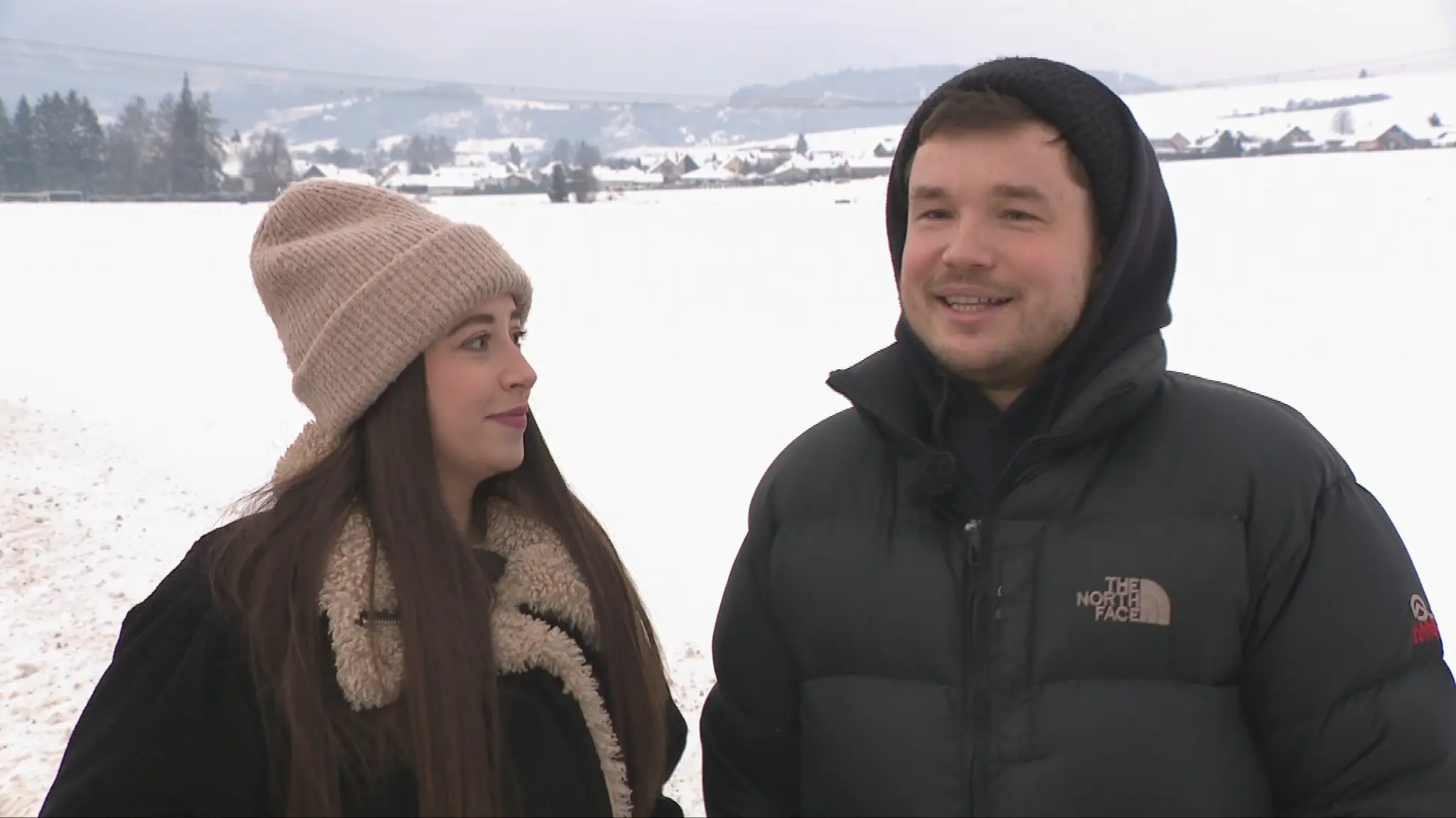 Martin Harich so snúbenicou Patríciou.