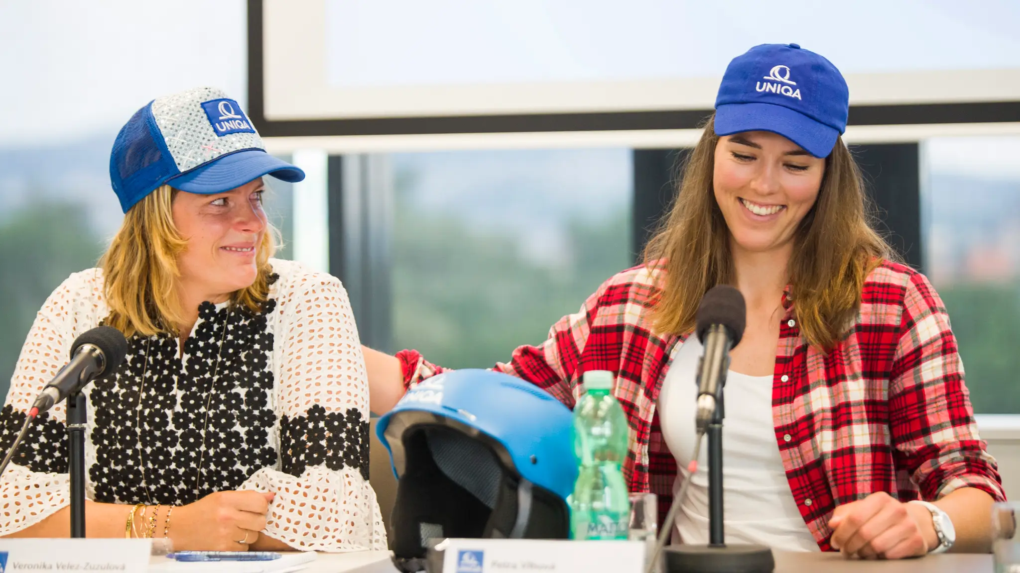 Veronika Velez Zuzulová a Petra Vlhová.
