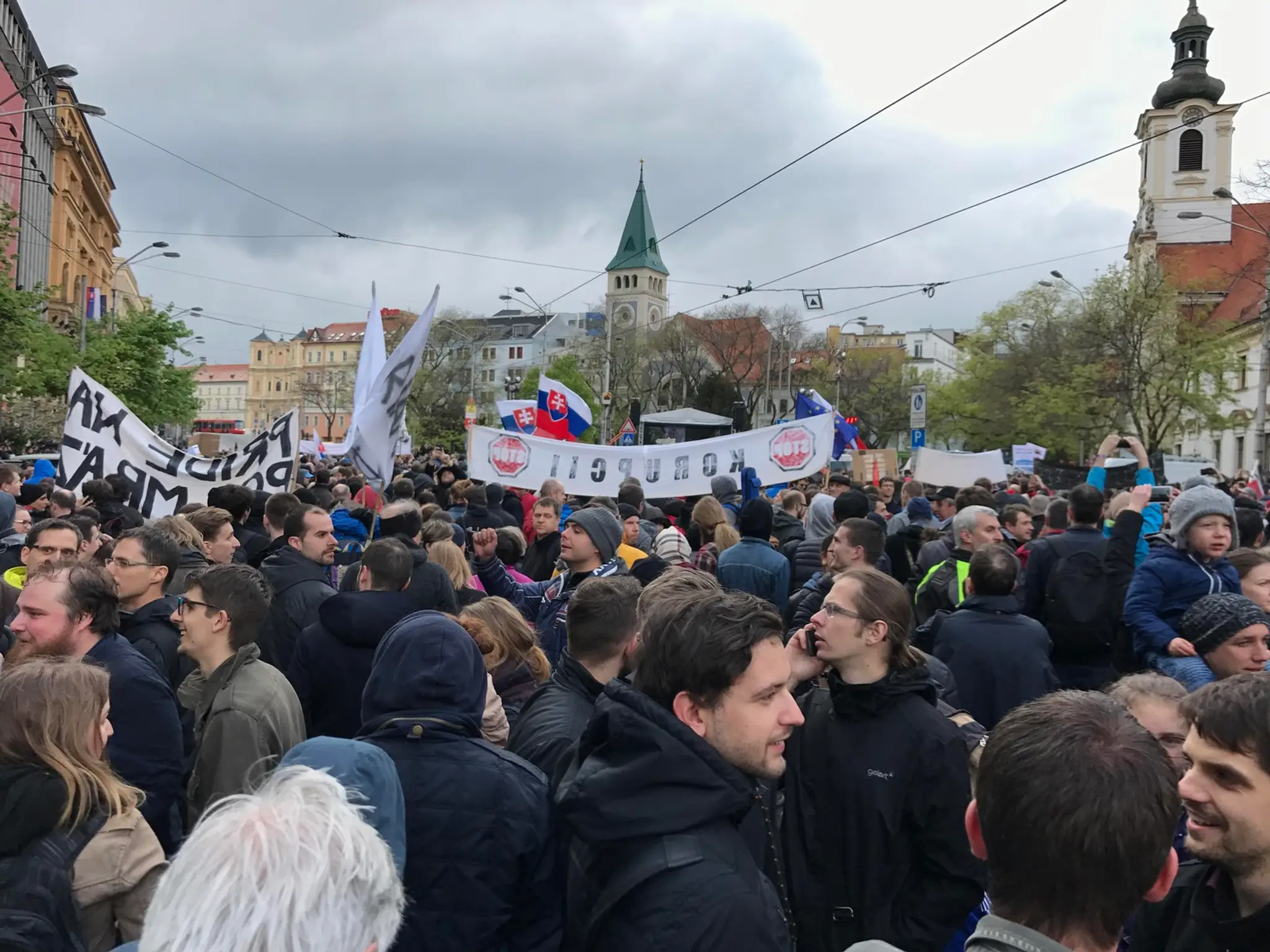 Protest v Bratislave
