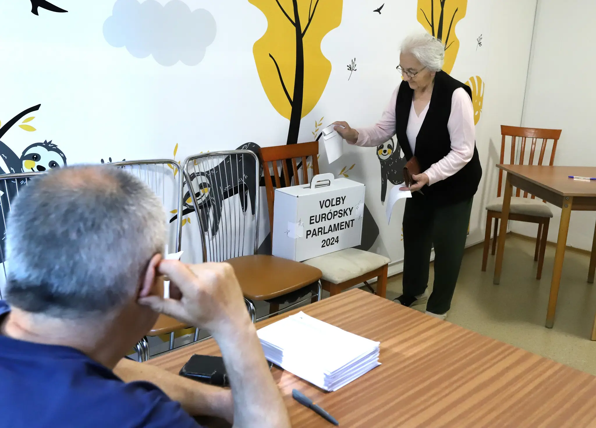 Eurovoľby v zariadení pre seniorov