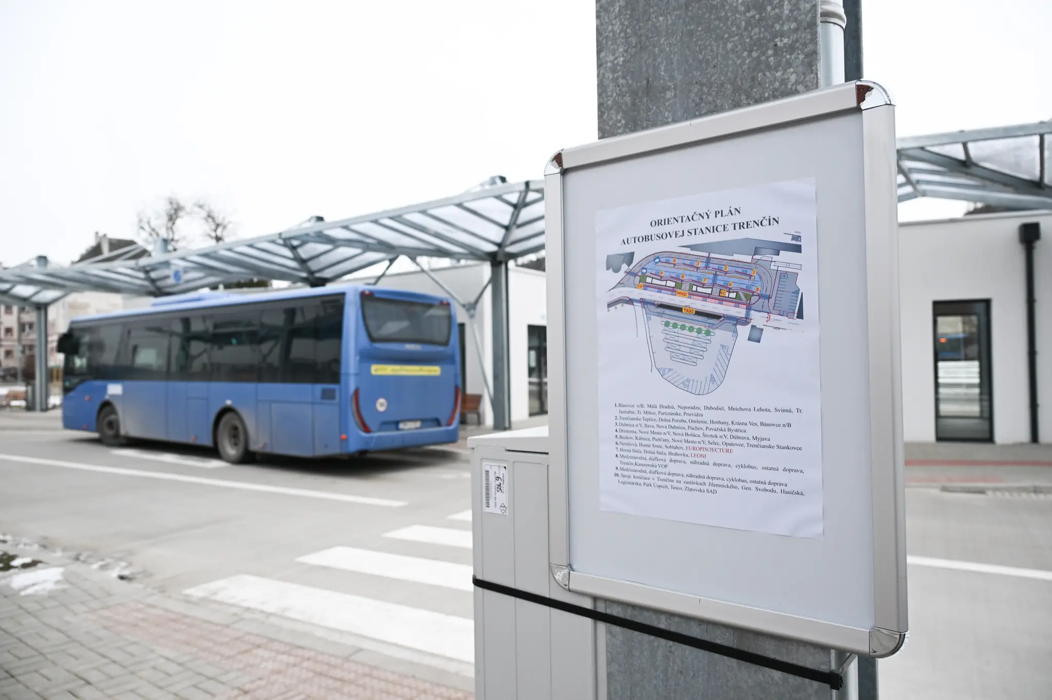 Autobusová stanica (ilustračná fotografia).