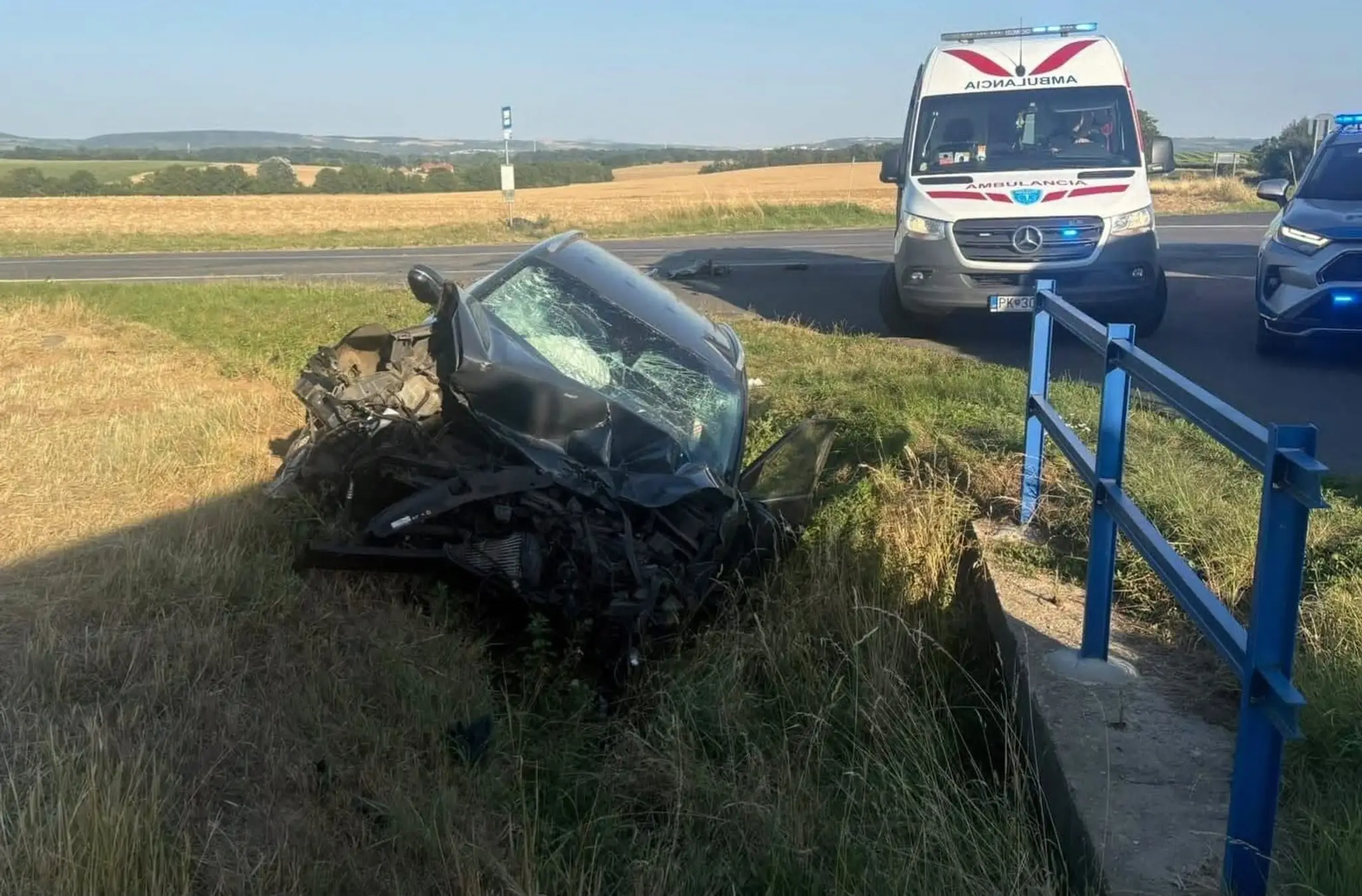 Vážna nehoda v Trnavskom kraji.