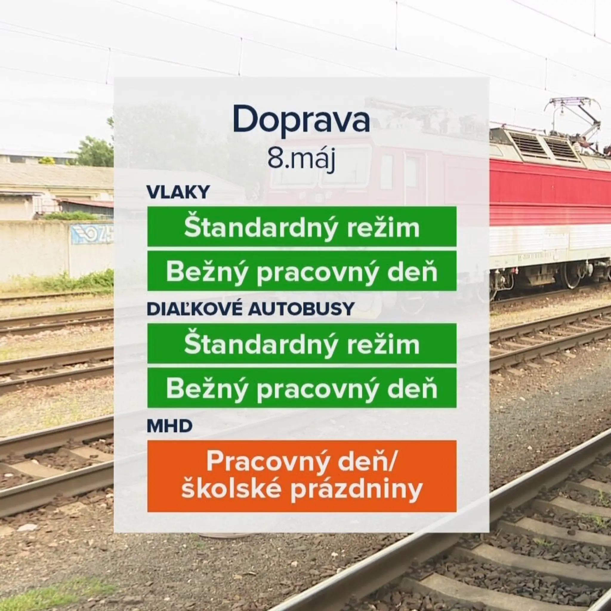 Doprava - 8. máj