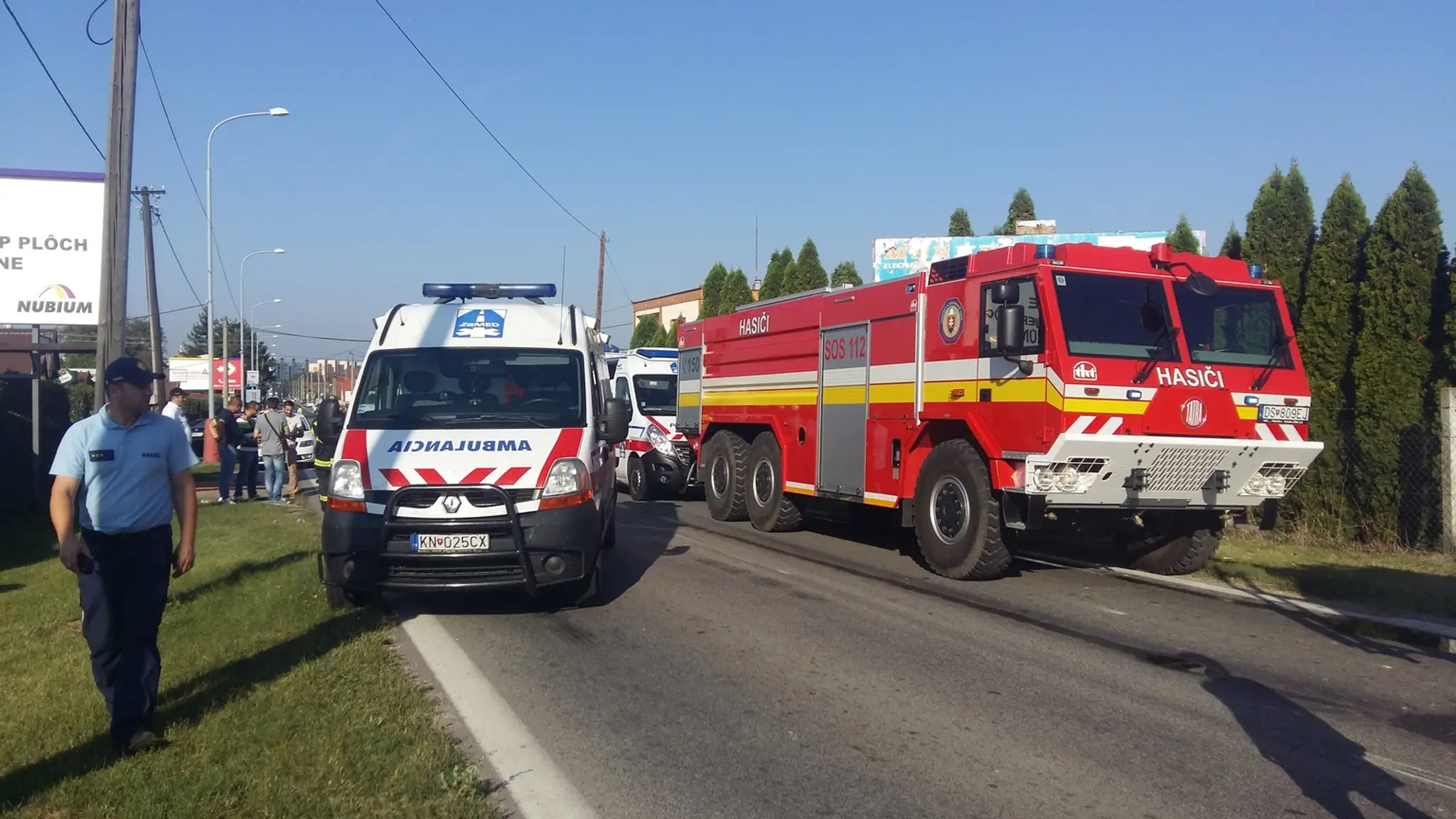 Zrážka vlaku s kamiónom 
