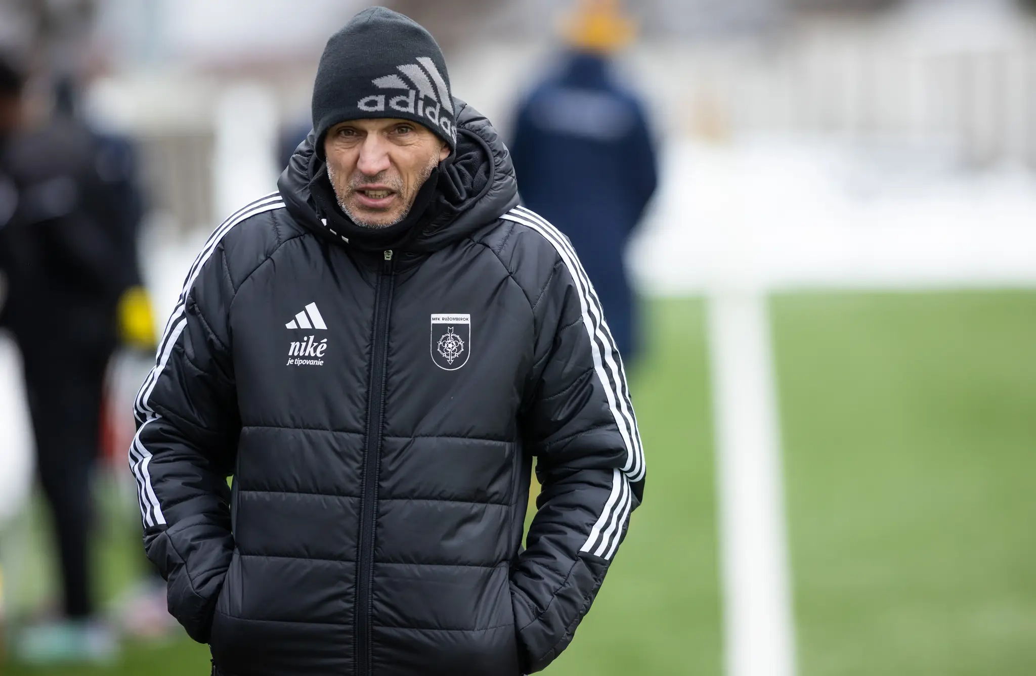 Na snímke hlavný tréner MFK Ružomberok Norbert Hrnčár
