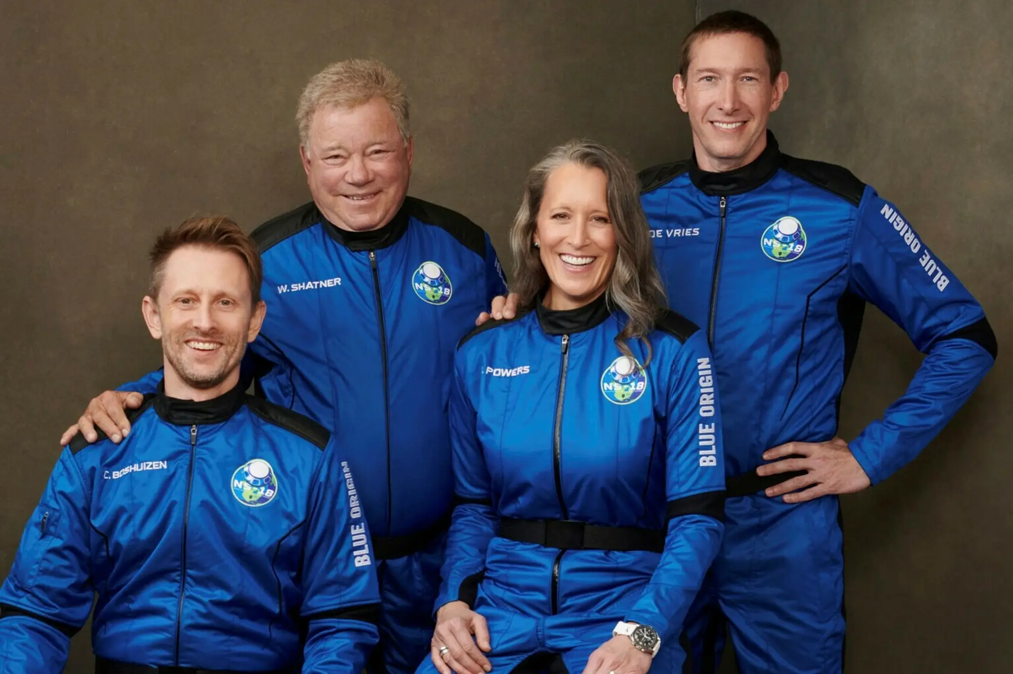 Na snímke zľava zľava Chris Boshuizen, William Shatner, Audrey Powersová a Glen de Vries.