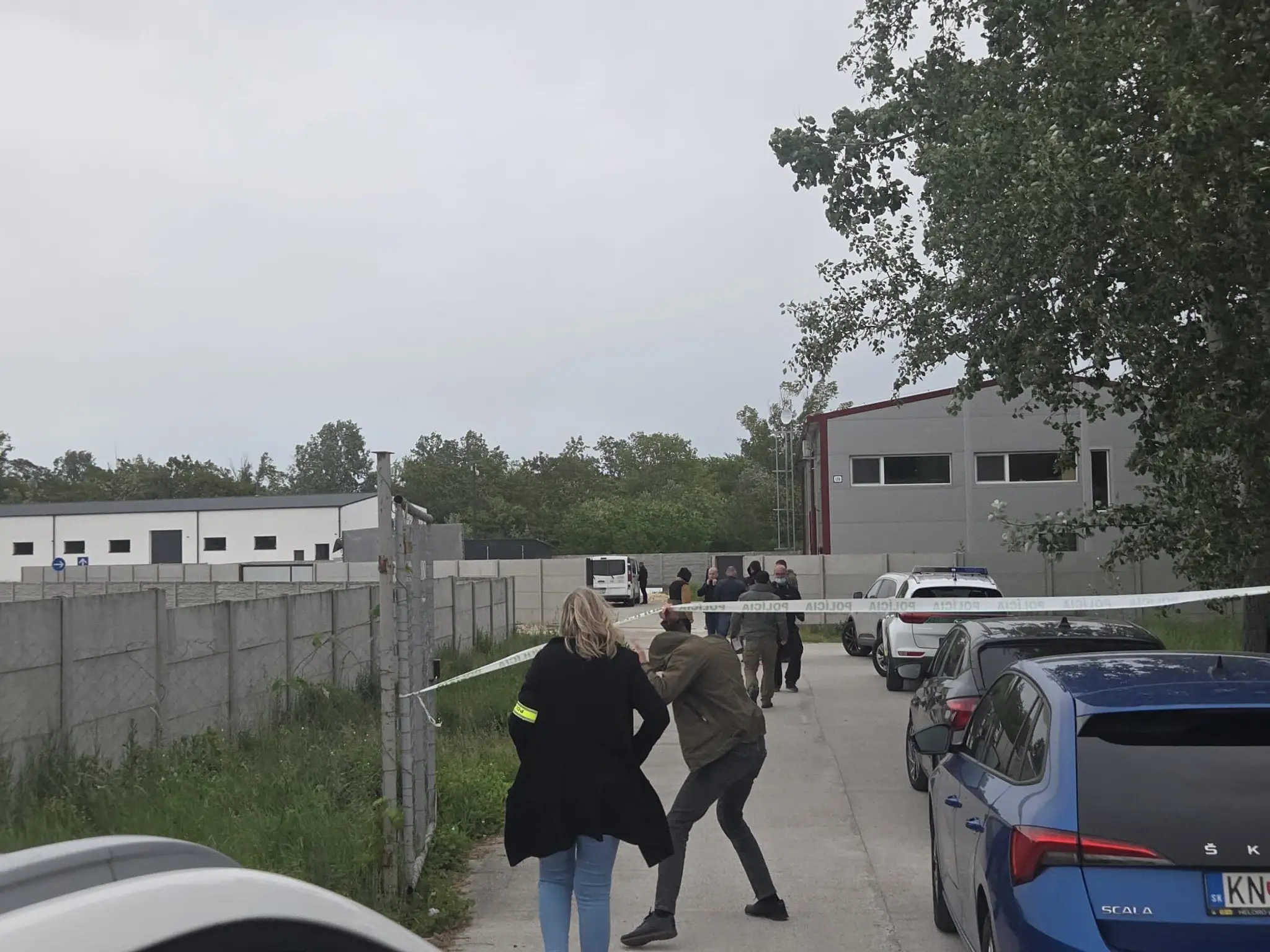 Miesto činu v Komárne.